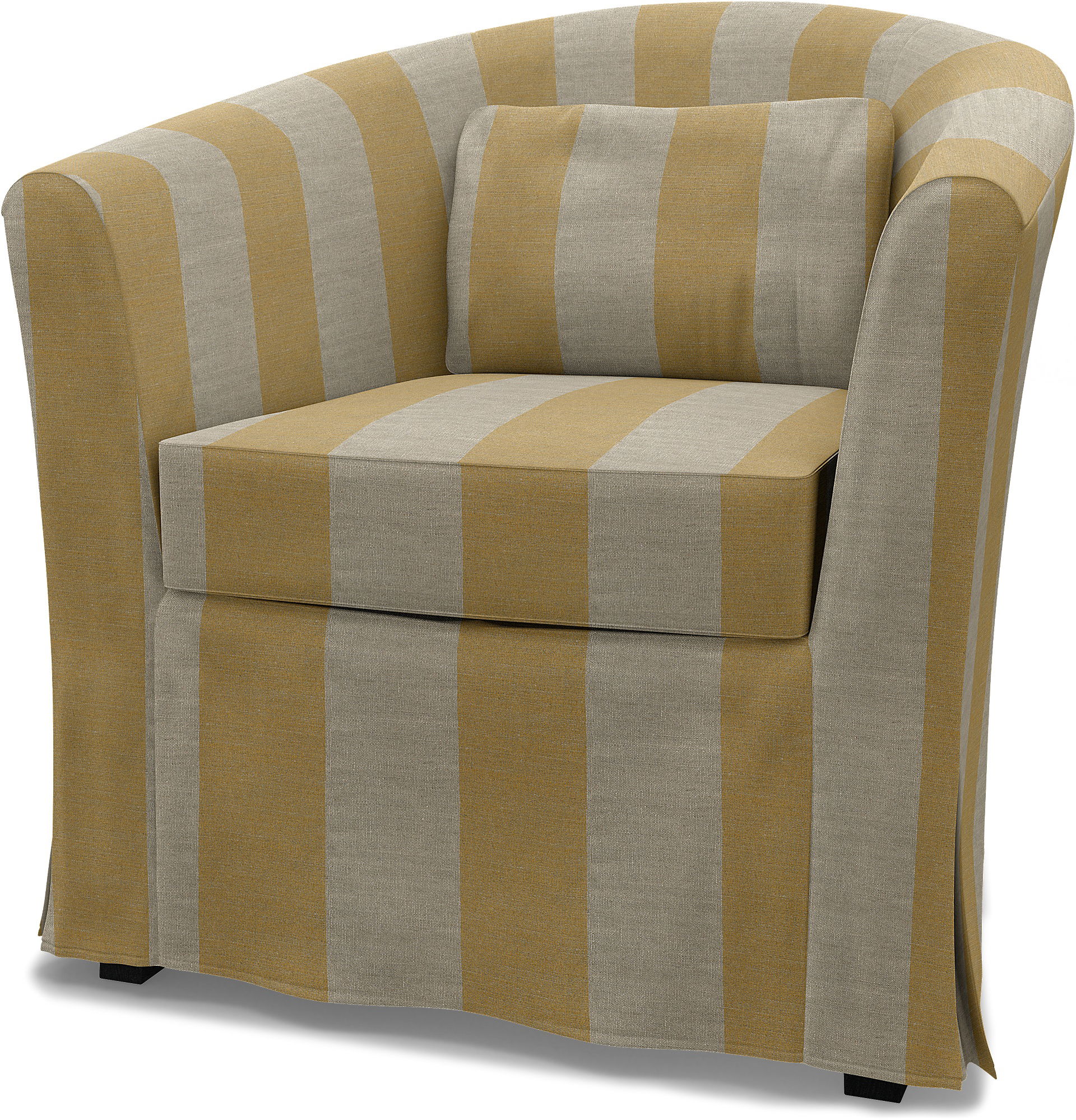 IKEA - Tullsta Armchair Cover, Sun Yellow, Linen - Bemz