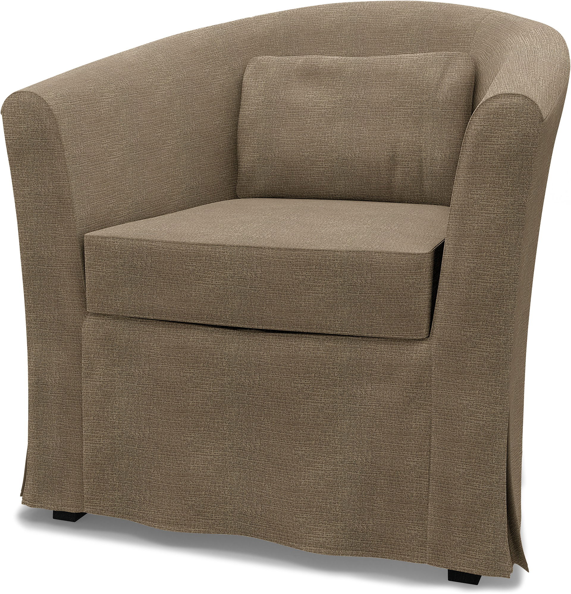 IKEA - Tullsta Armchair Cover, Camel, Bouclé & Texture - Bemz