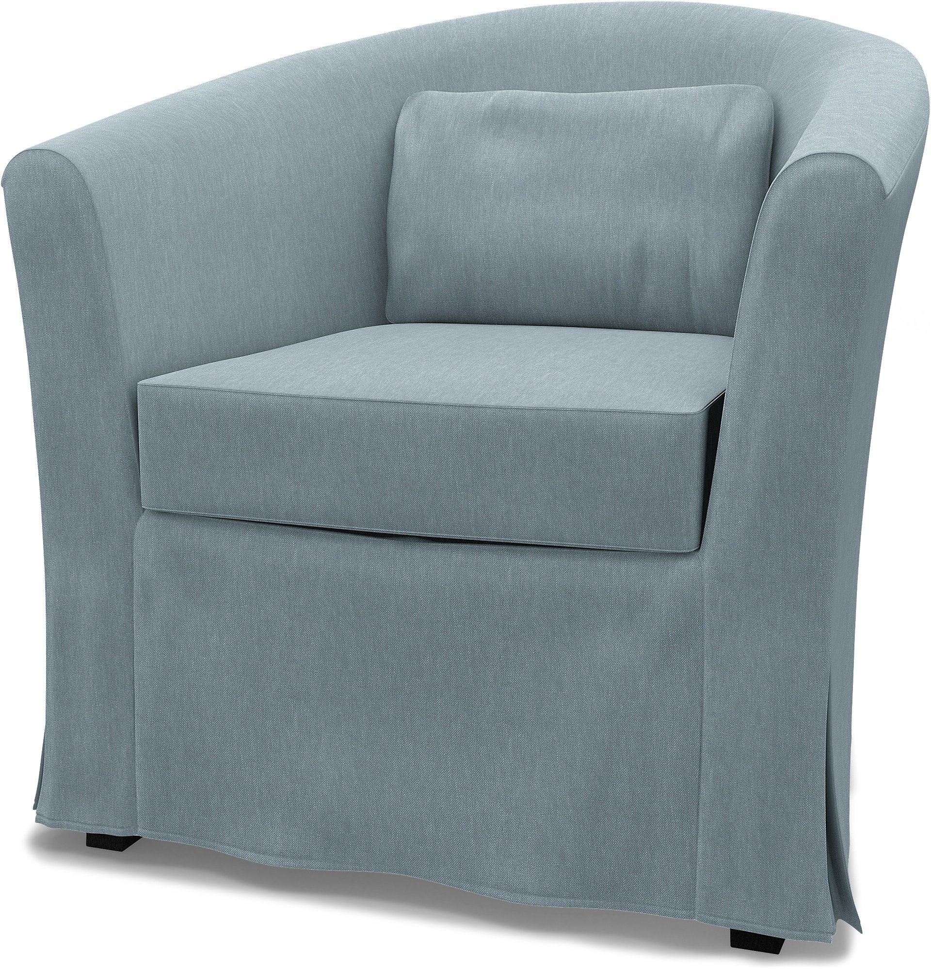 IKEA - Tullsta Armchair Cover, Dusty Blue, Linen - Bemz