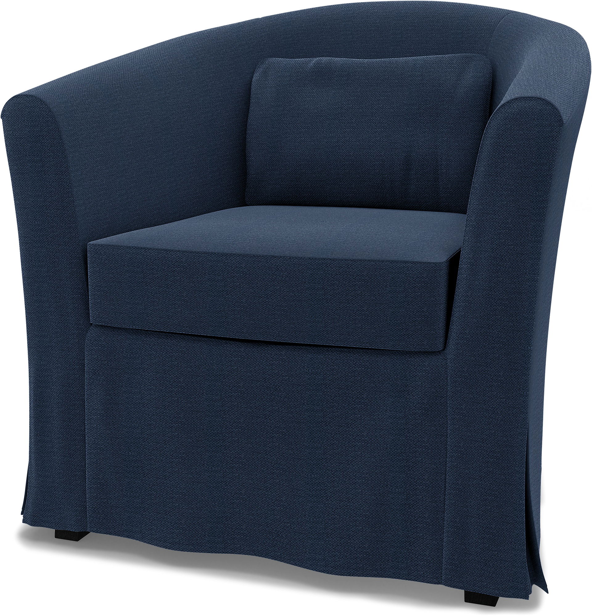 IKEA - Överdrag till Tullsta fåtölj, Navy Blue, Linne - Bemz