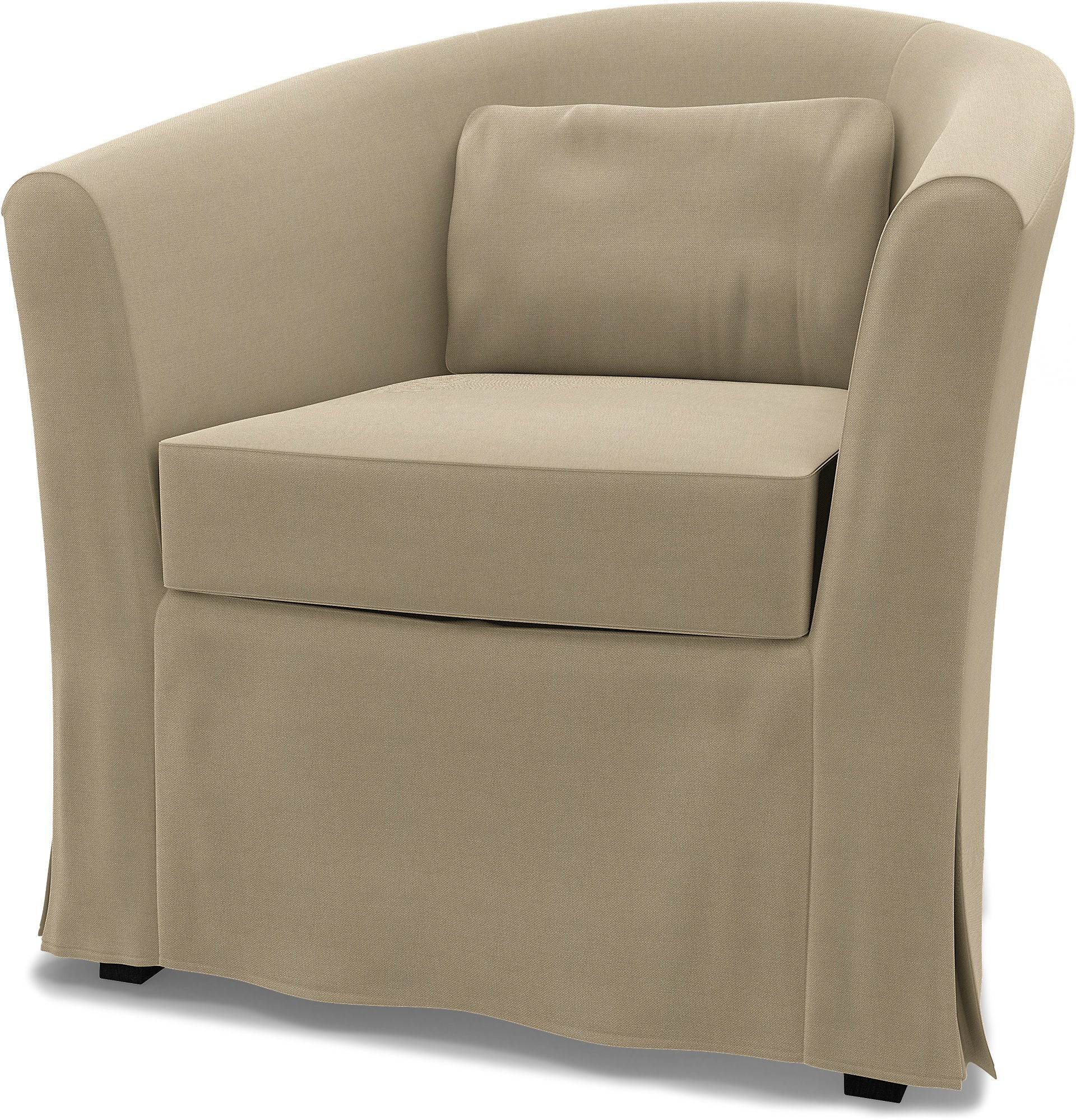 IKEA - Tullsta Armchair Cover, Tan, Linen - Bemz
