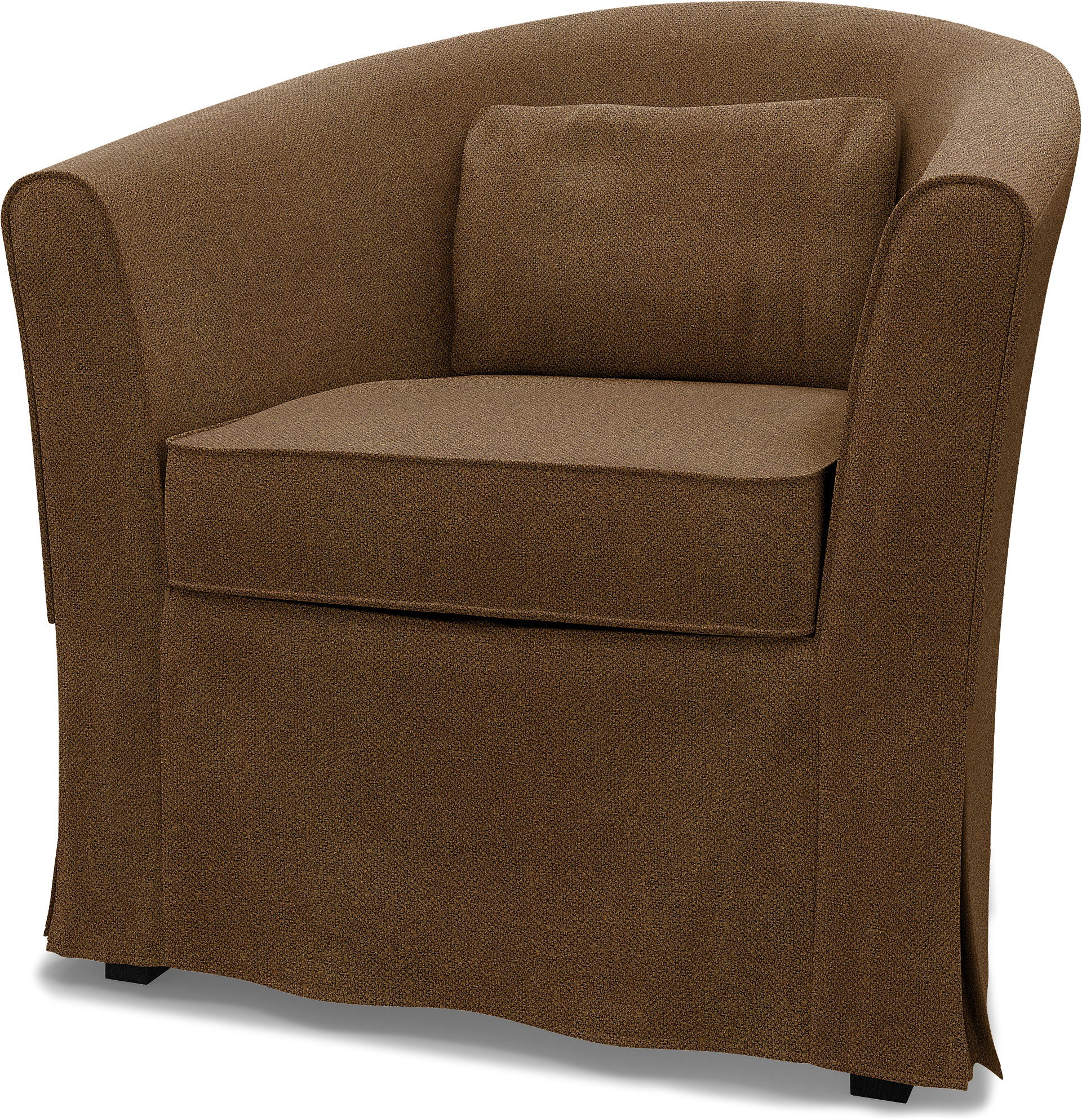 IKEA - Tullsta Armchair Cover, Auburn, Boucle & Texture - Bemz