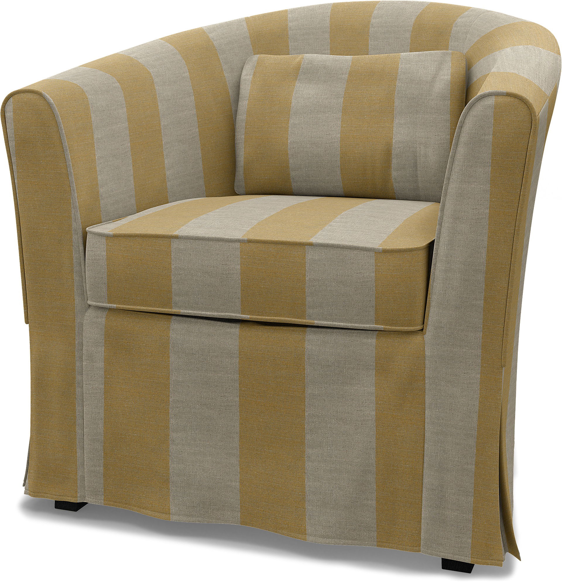 IKEA - Tullsta Armchair Cover, Sun Yellow, Linen - Bemz