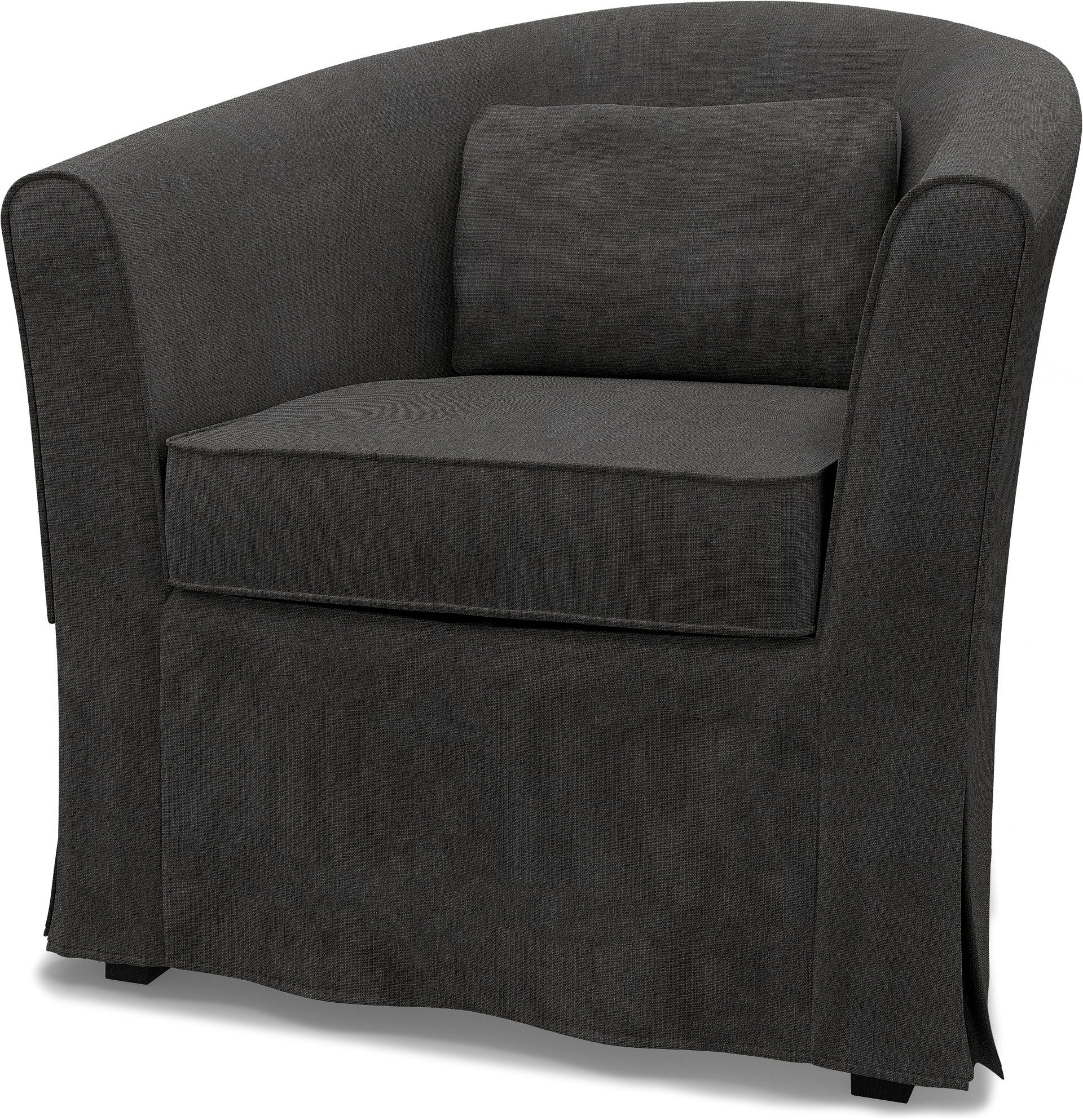 IKEA - Tullsta Armchair Cover, Espresso, Linen - Bemz