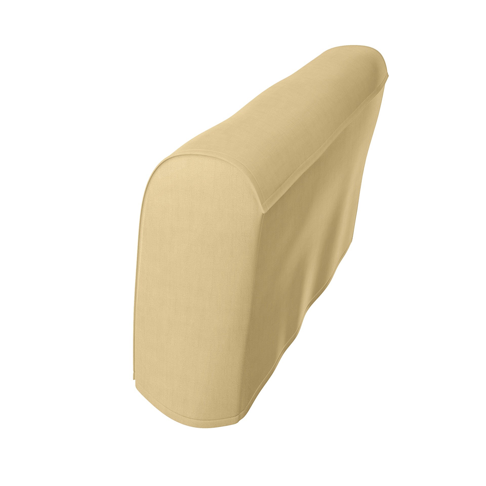 IKEA - Tullsta Armrest Protectors (One pair), Straw Yellow, Linen - Bemz