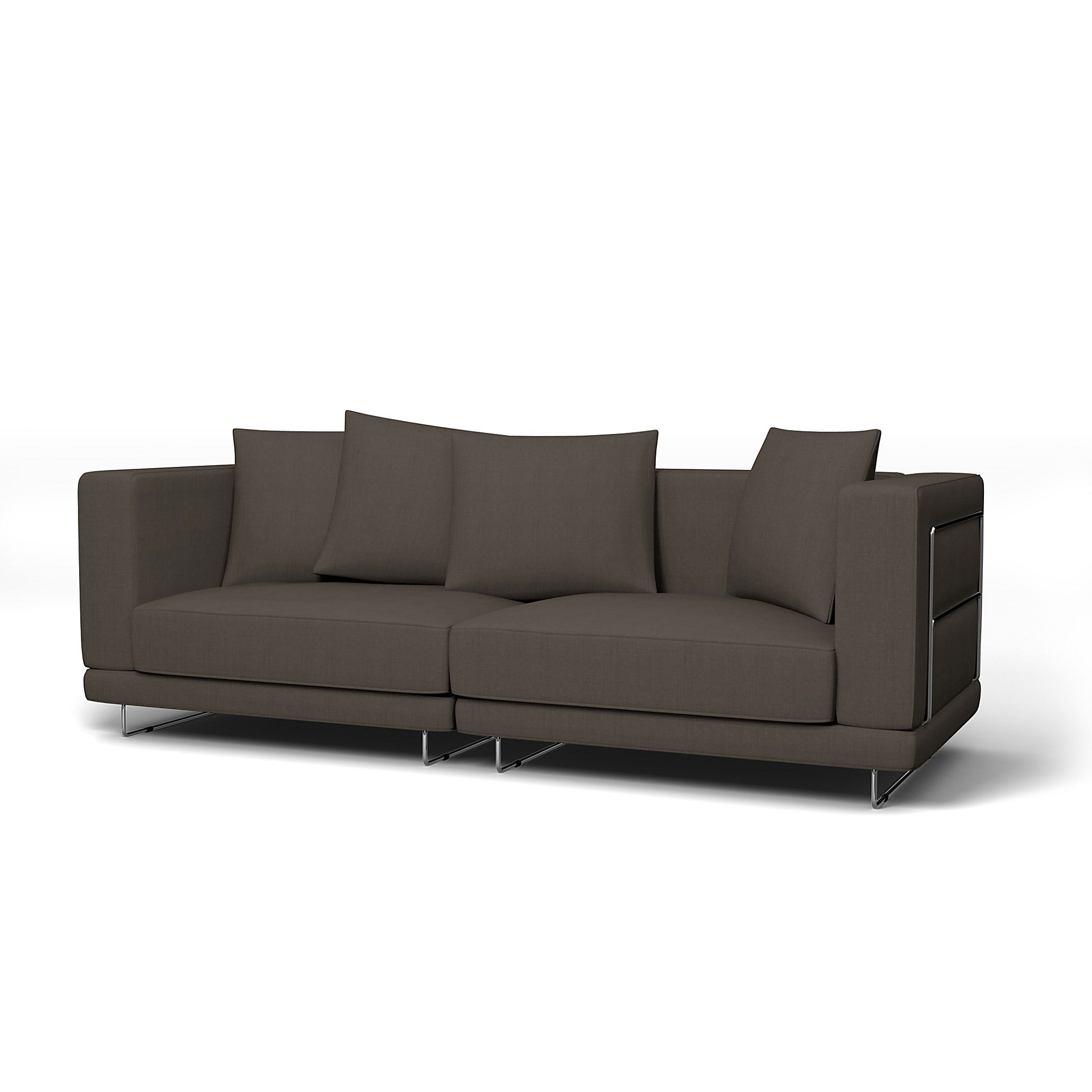 IKEA - Tylösand 3 Seater Sofa Cover, Mocha, Linen - Bemz