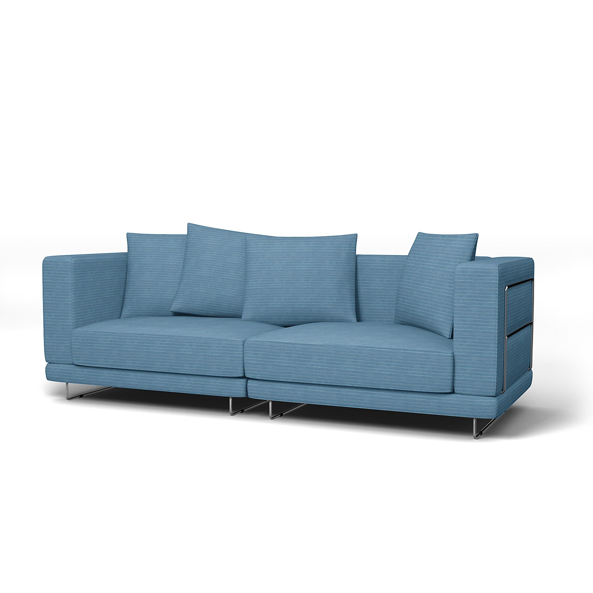 IKEA - Tylosand 3 Seater Sofa Cover, Sky Blue, Corduroy - Bemz