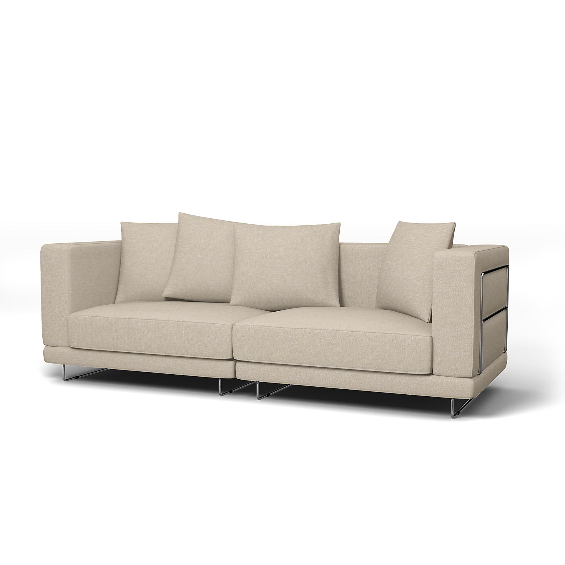 IKEA - Tylösand 3 Seater Sofa Cover, Natural, Bouclé & Texture - Bemz