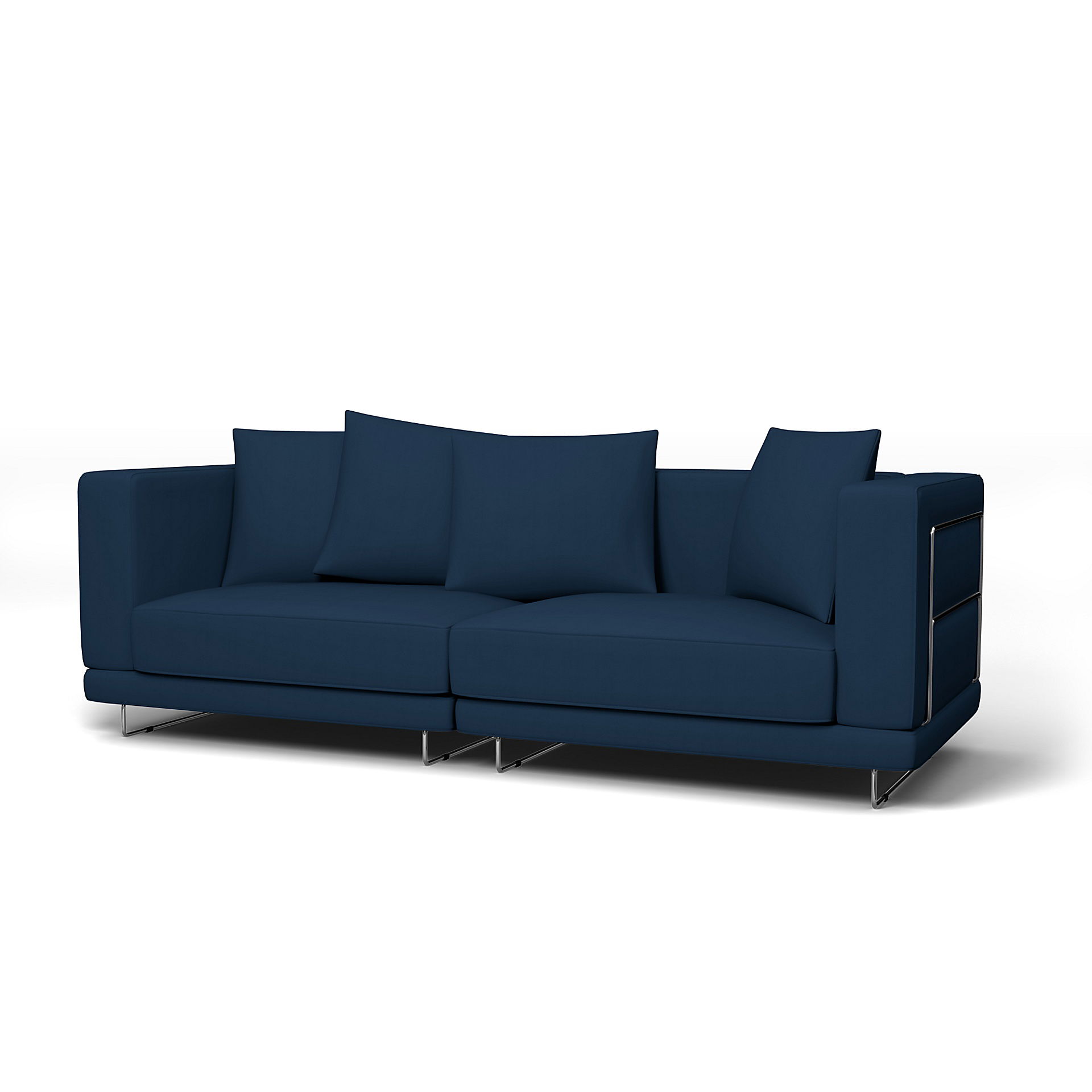 IKEA - Tylösand 3 Seater Sofa Cover, Deep Navy Blue, Cotton - Bemz