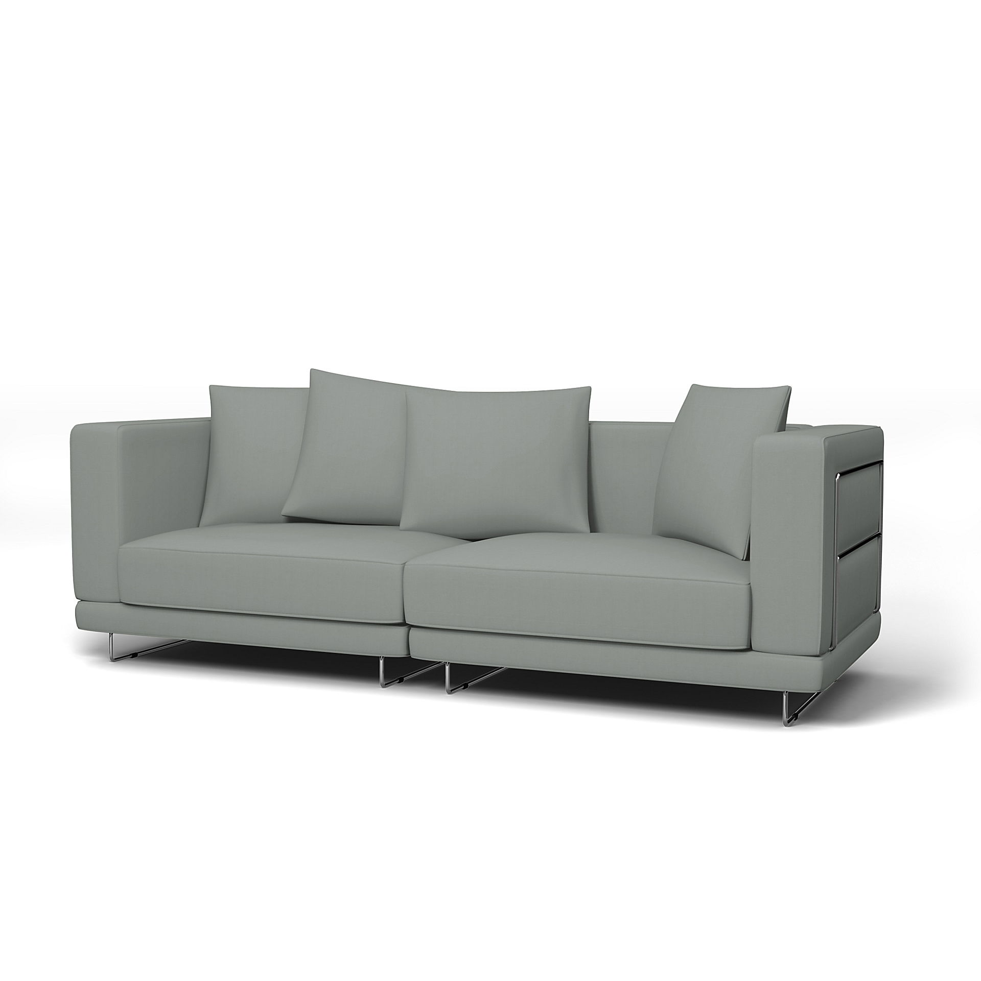 IKEA - Överdrag till Tylösand 3-sitssoffa, Drizzle, Bomull - Bemz