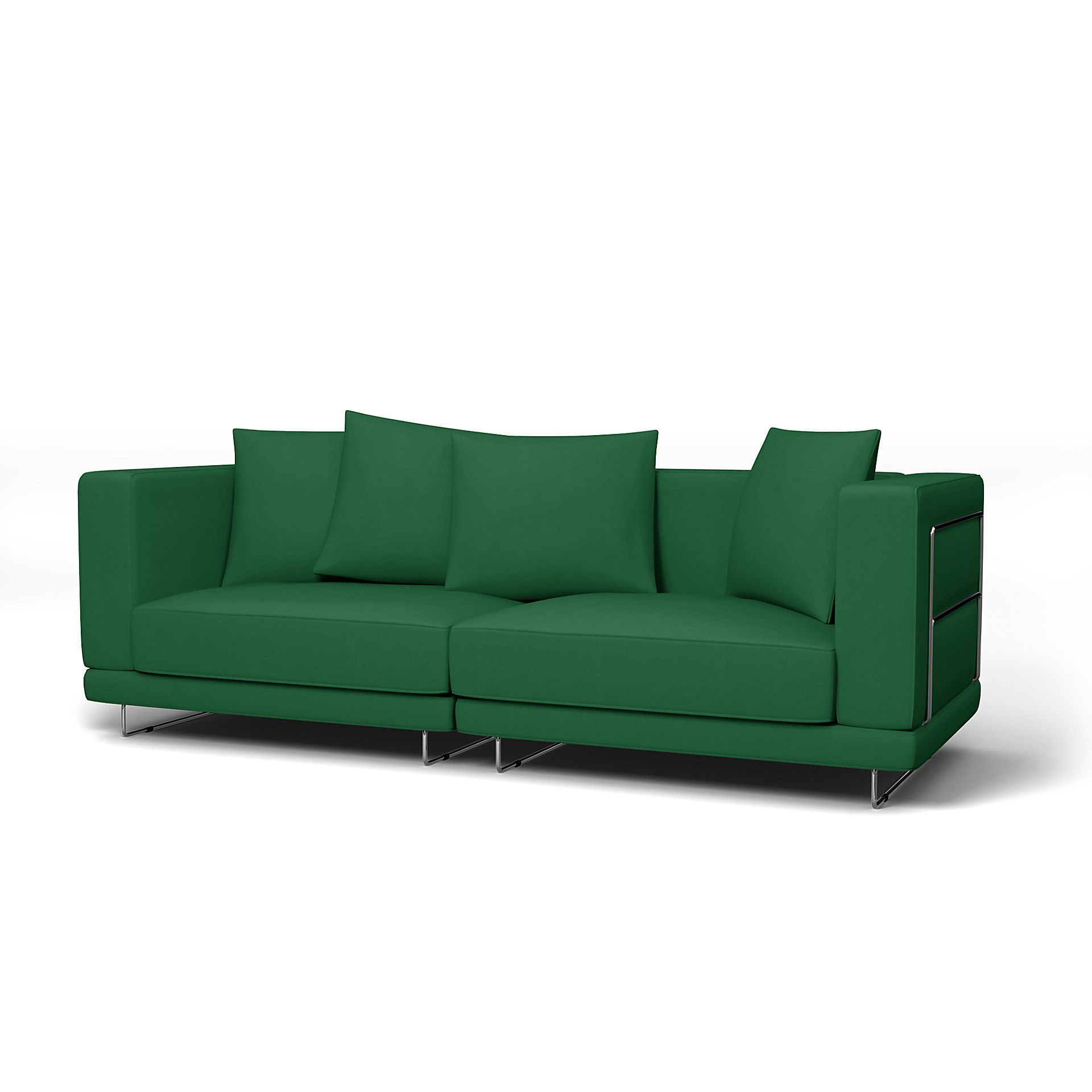 IKEA - Tylösand 3 Seater Sofa Cover, Abundant Green, Velvet - Bemz