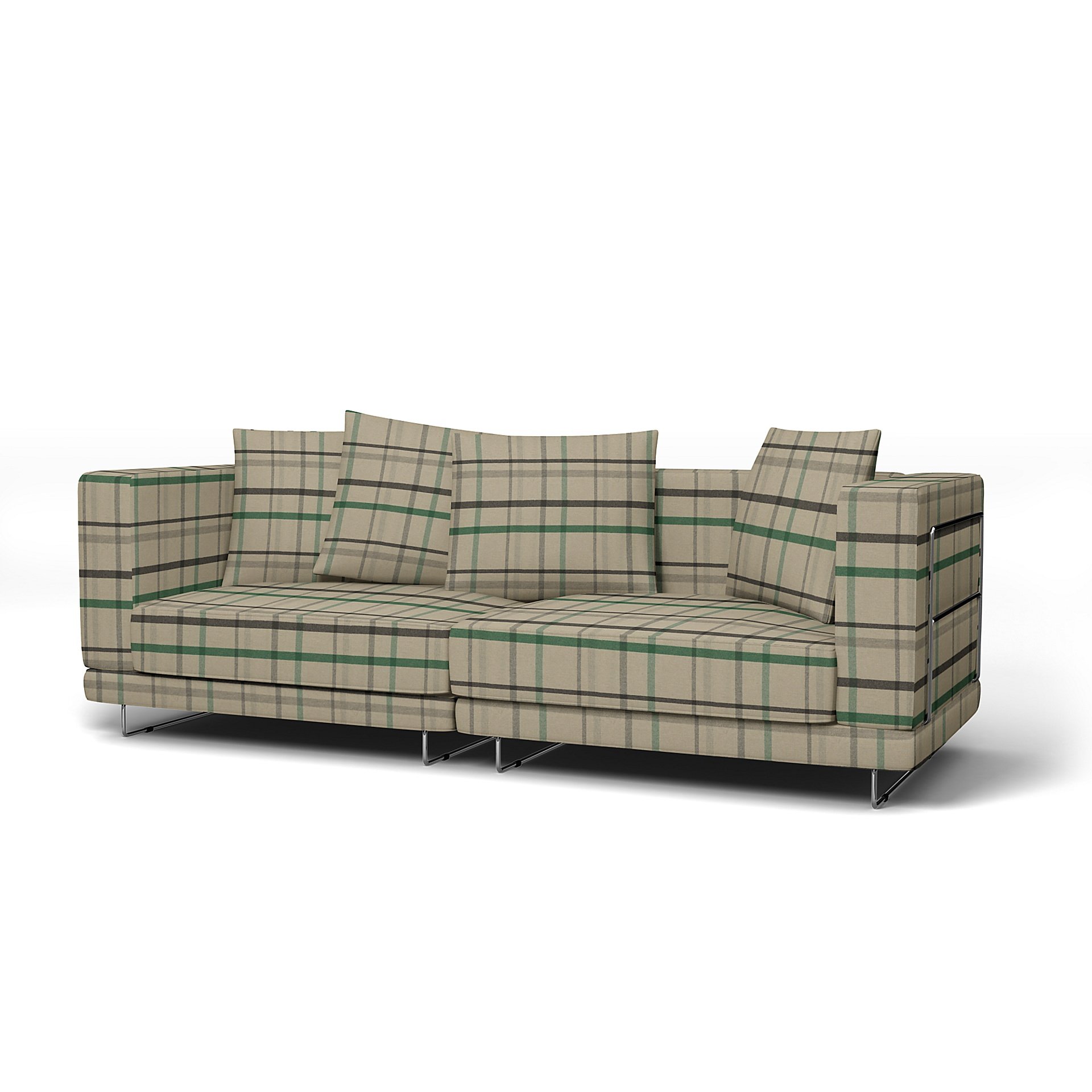 IKEA - Tylosand 3 Seater Sofa Cover, Forest Glade, Wool - Bemz