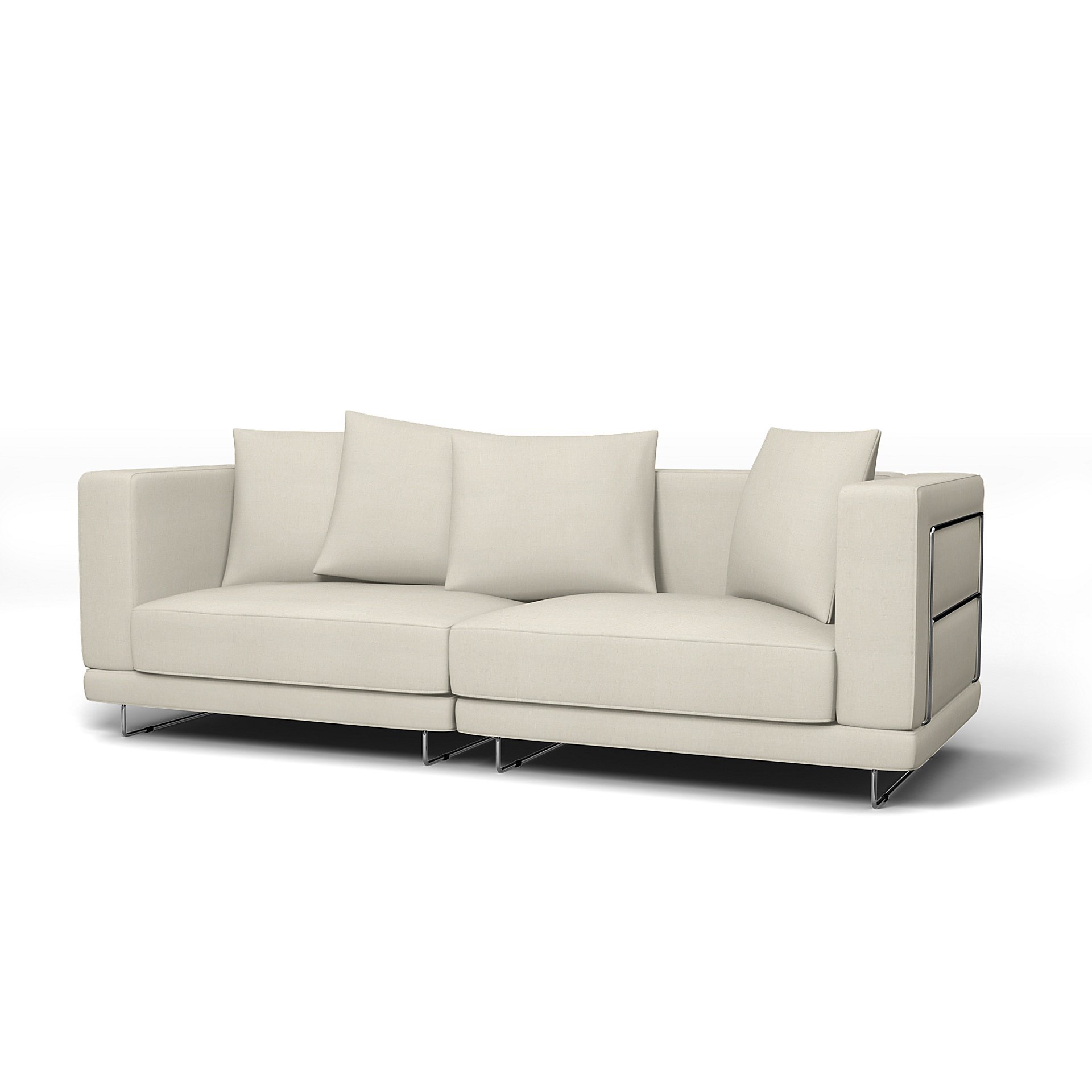 IKEA - Tylosand 3 Seater Sofa Cover, Unbleached, Linen - Bemz