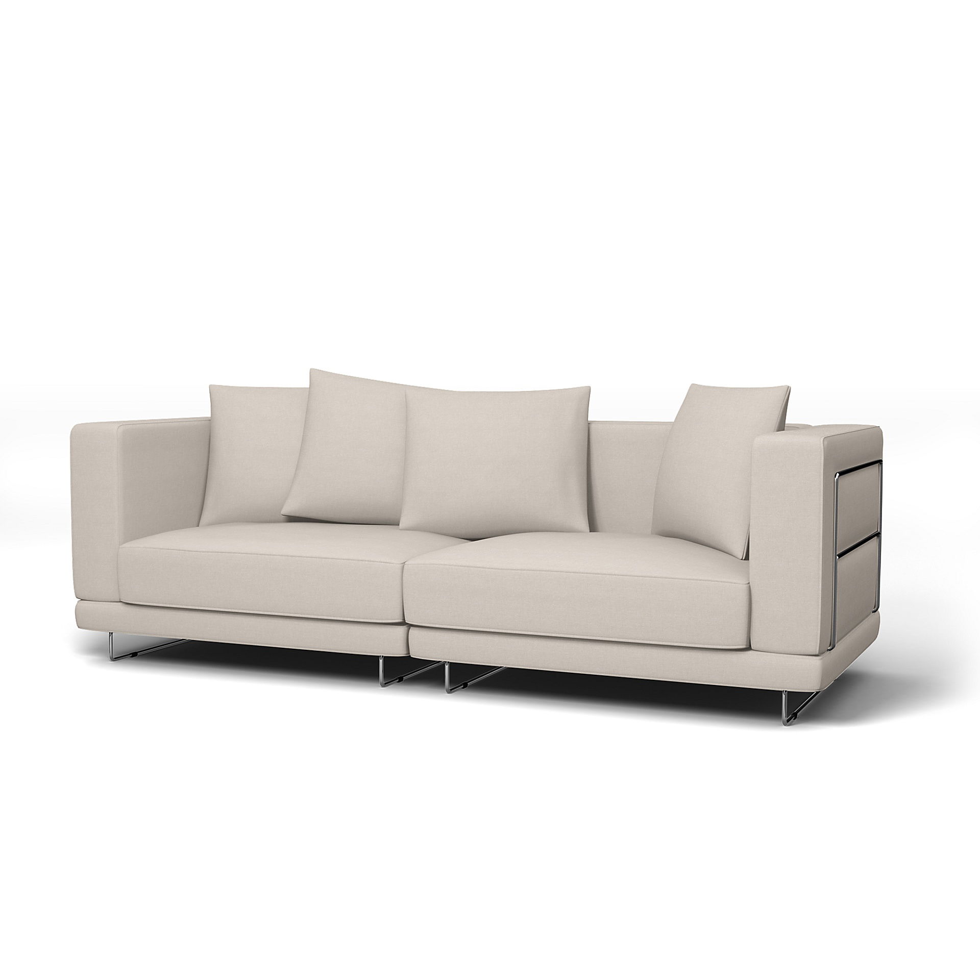 IKEA - Tylösand 3 Seater Sofa Cover, Chalk, Linen - Bemz