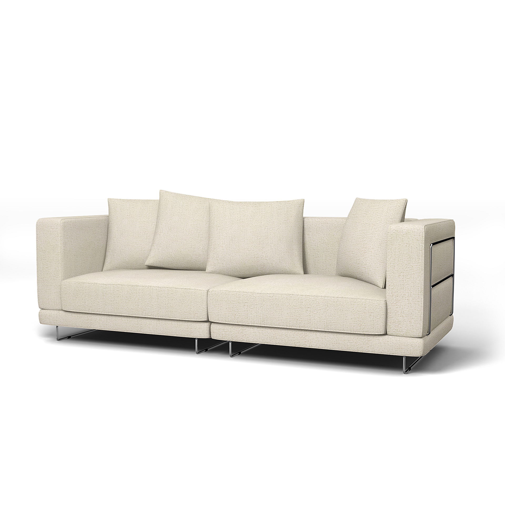 IKEA - Housse de canapé 3 places Tylösand, Ecru, Comme de la laine - Bemz