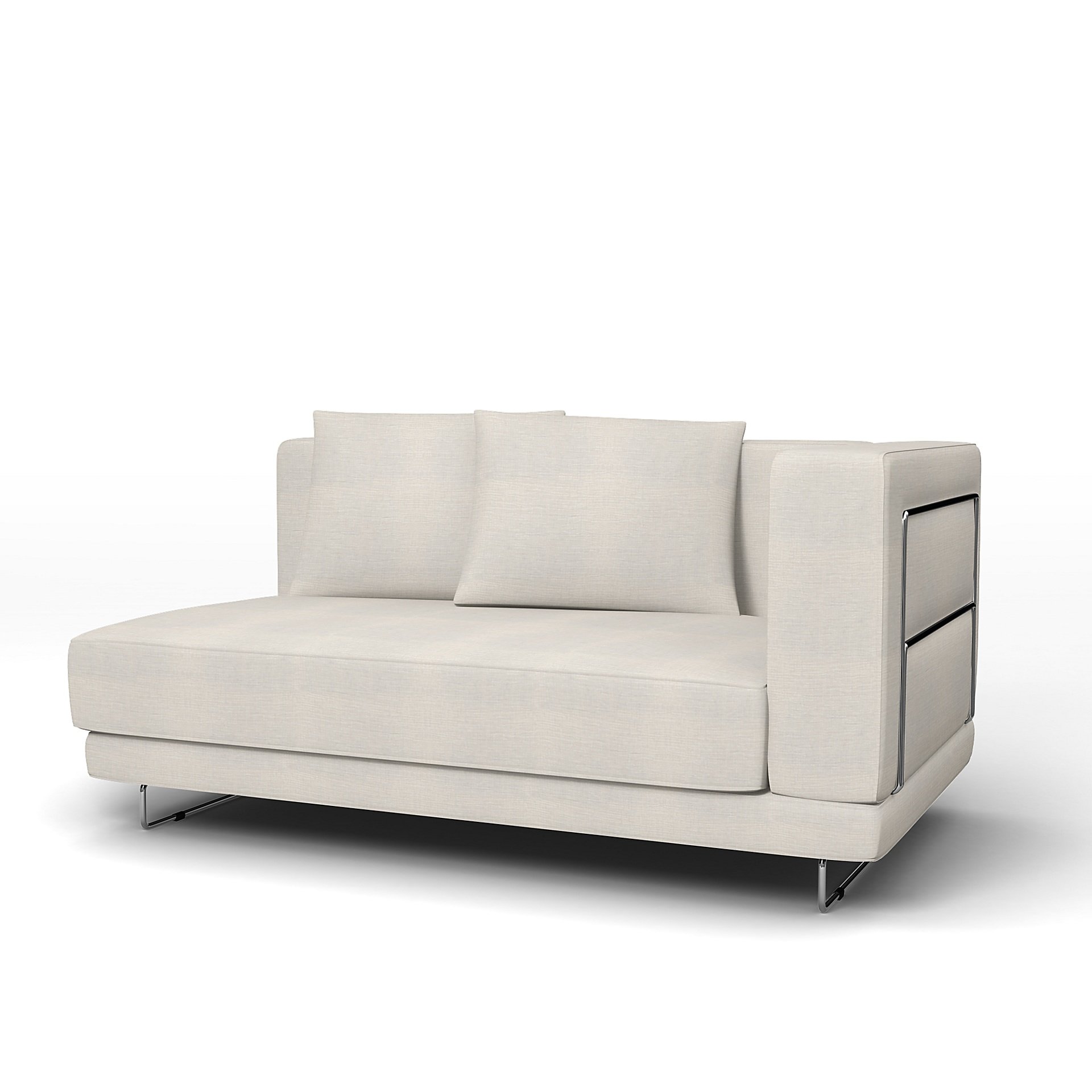 IKEA - Tylosand Sofa with Armrest Cover, Soft White, Linen - Bemz