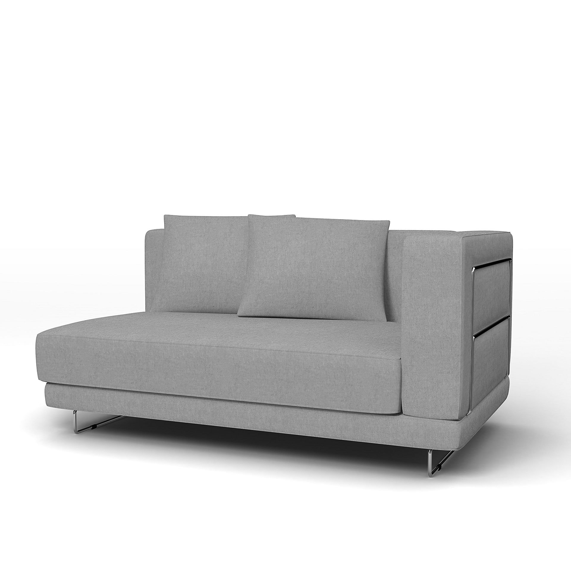 IKEA - Överdrag till Tylösand soffa med armstöd, Graphite, Linne - Bemz