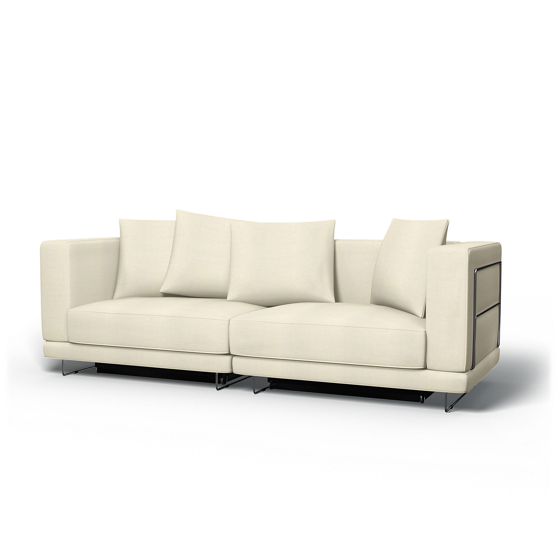 IKEA - Tylösand Sofa Bed Cover, White, Linen - Bemz