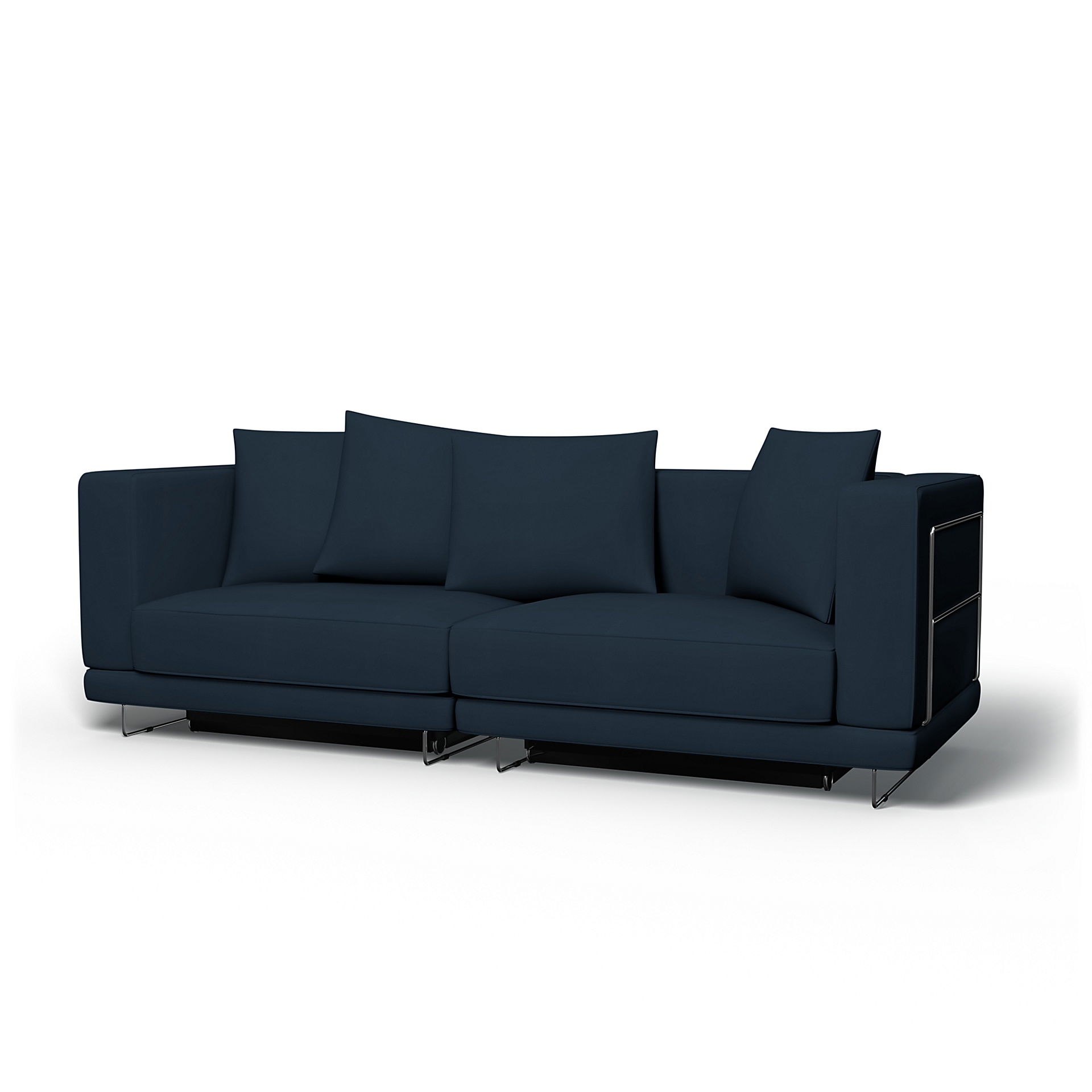 IKEA - Överdrag till Tylösand bäddsoffa, Navy Blue, Bomull - Bemz