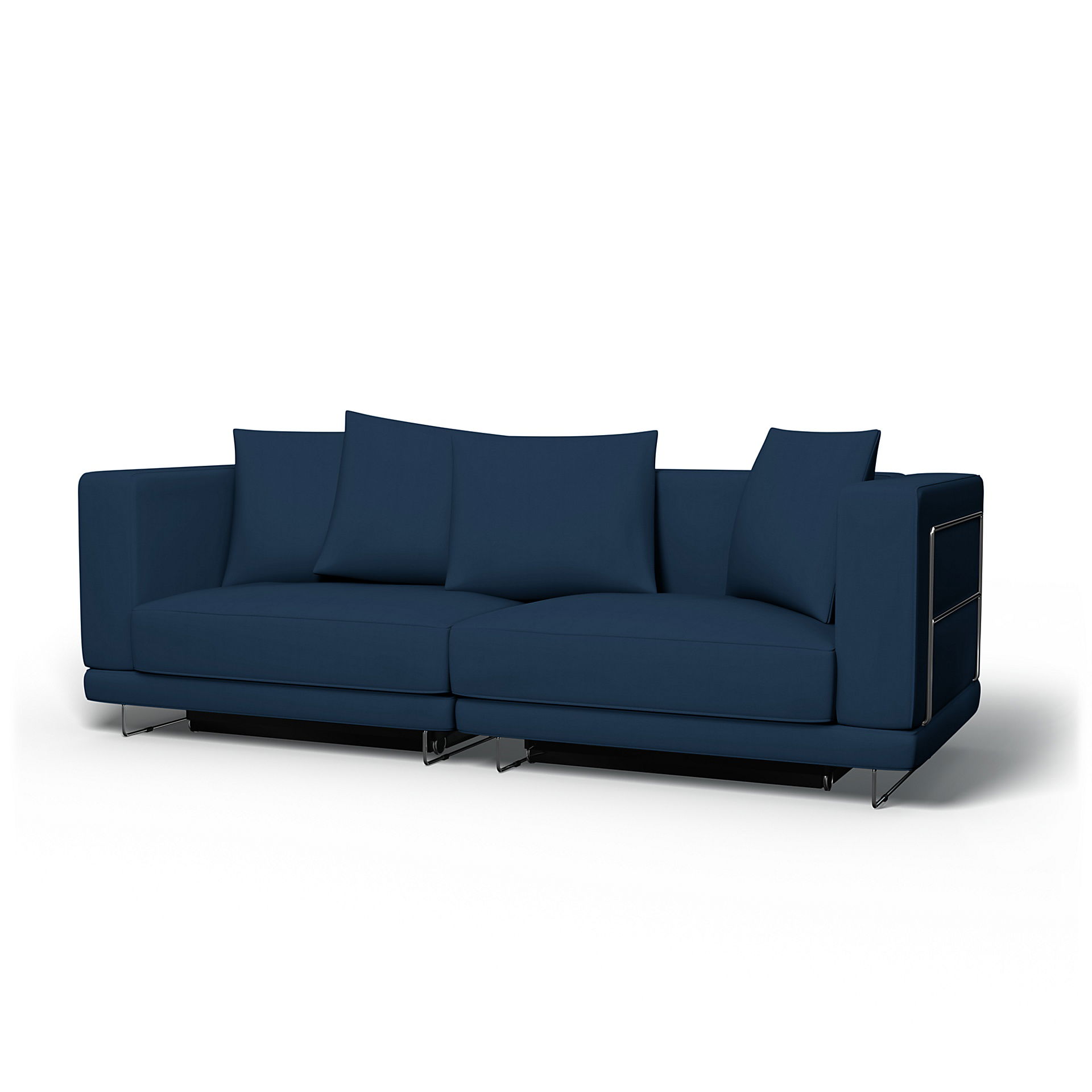IKEA - Tylösand Sofa Bed Cover, Deep Navy Blue, Cotton - Bemz