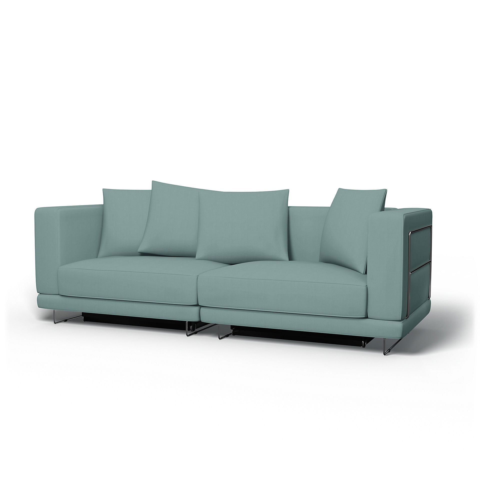 IKEA - Tylösand Sofa Bed Cover, Mineral Blue, Cotton - Bemz
