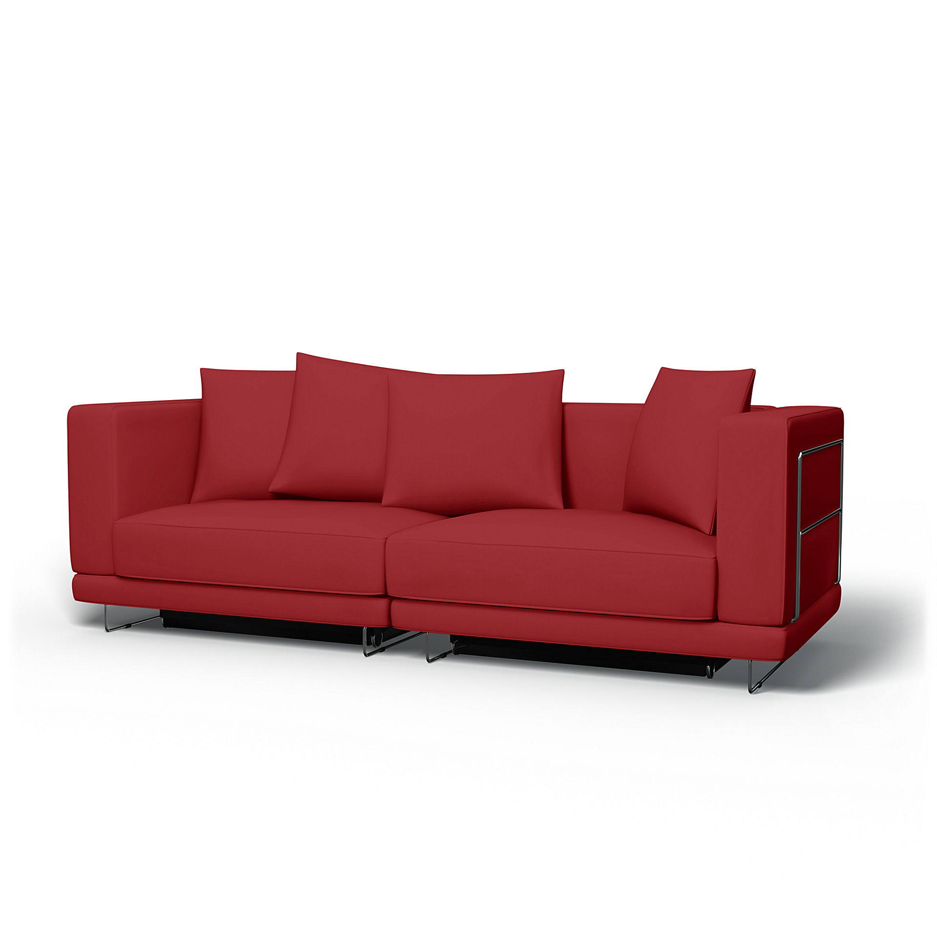 IKEA - Tylösand Sofa Bed Cover, Scarlet Red, Cotton - Bemz