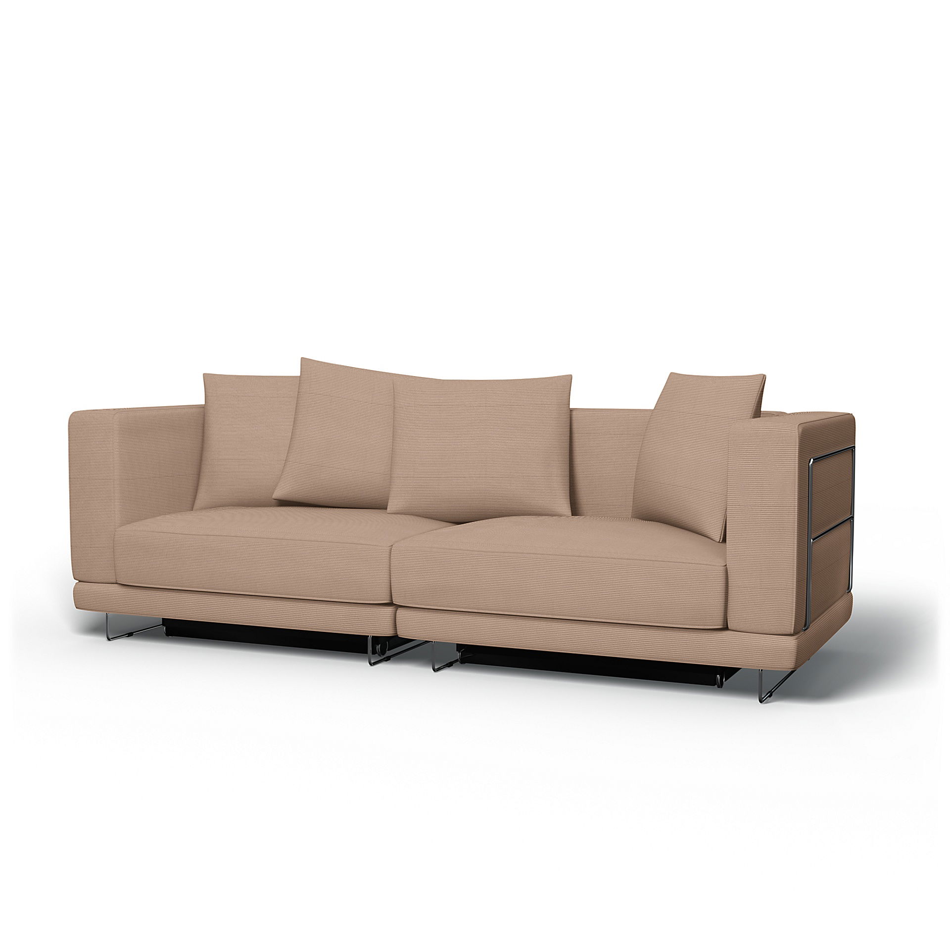 IKEA - Tylösand Sofa Bed Cover, Dusty Rose, Corduroy - Bemz