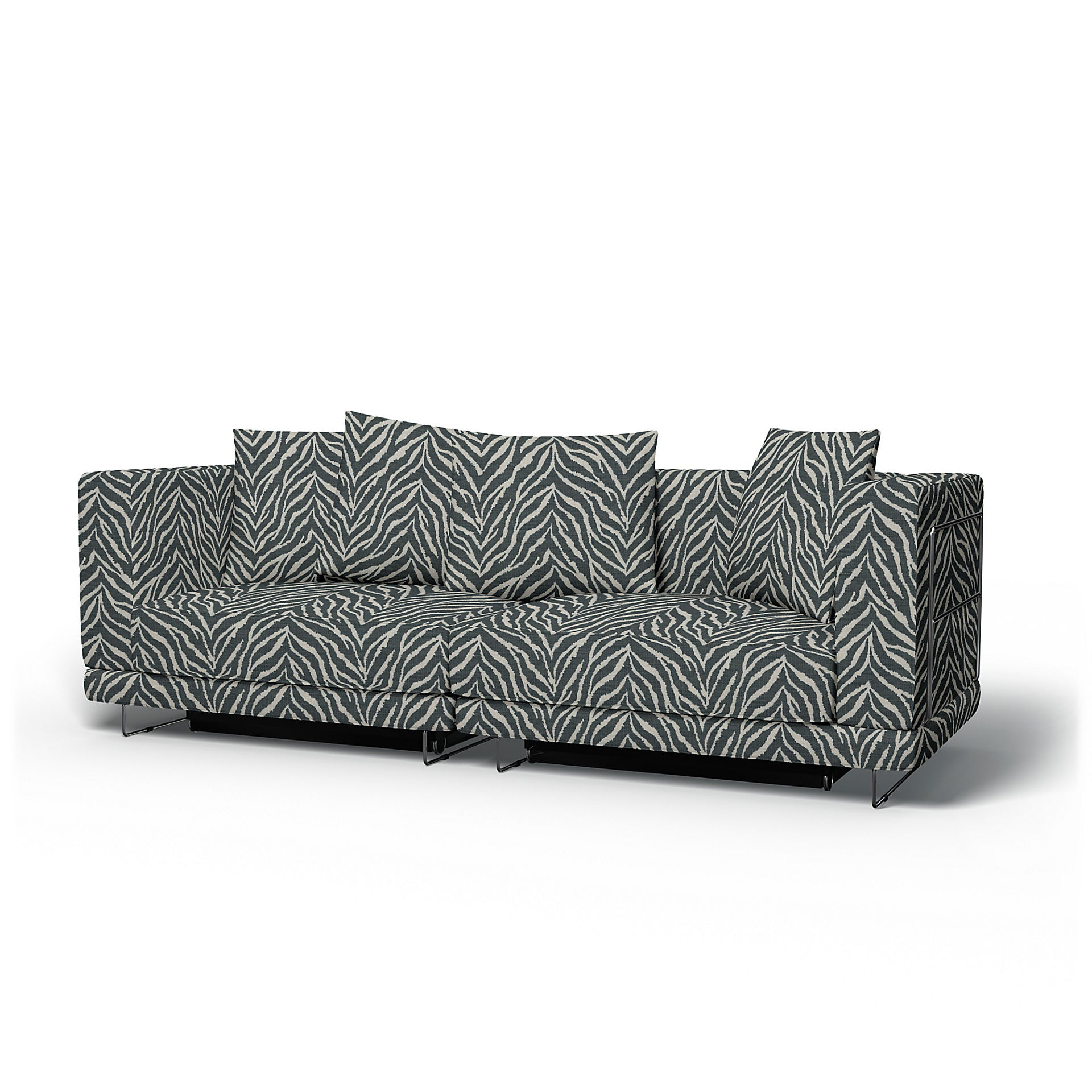 IKEA - Tylösand Sofa Bed Cover, Black/White, BEMZ NATURE'S PALETTE COLLECTION - Bemz