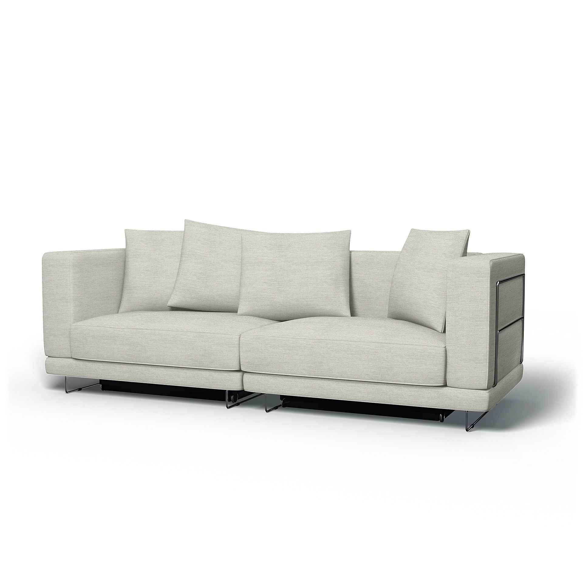 IKEA - Hoes voor slaapbank Tylösand, Silver Grey, Katoen - Bemz