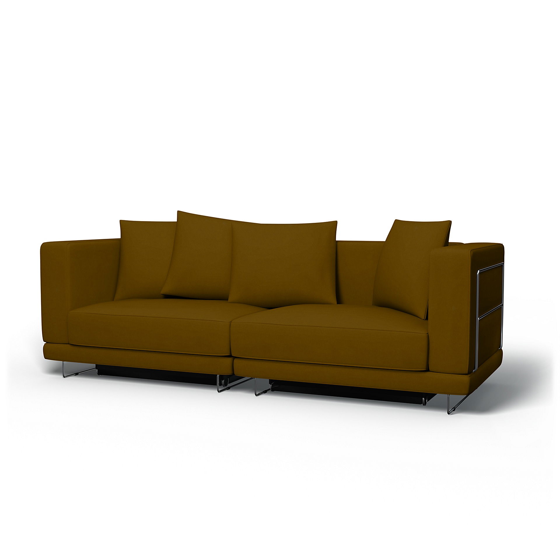 IKEA - Tylösand Sofa Bed Cover, Turmeric, Velvet - Bemz