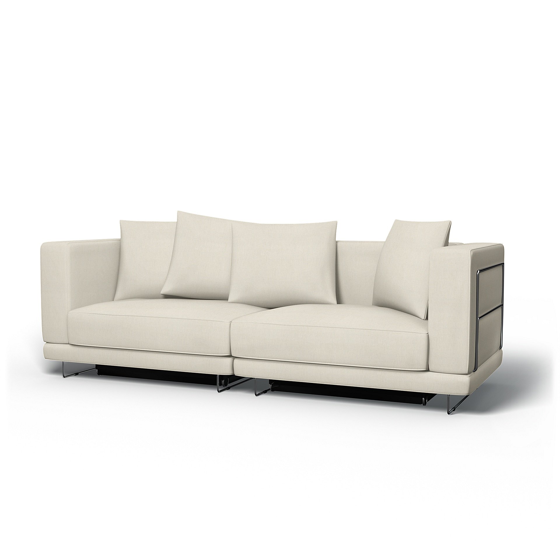 IKEA - Tylosand Sofa Bed Cover, Unbleached, Linen - Bemz