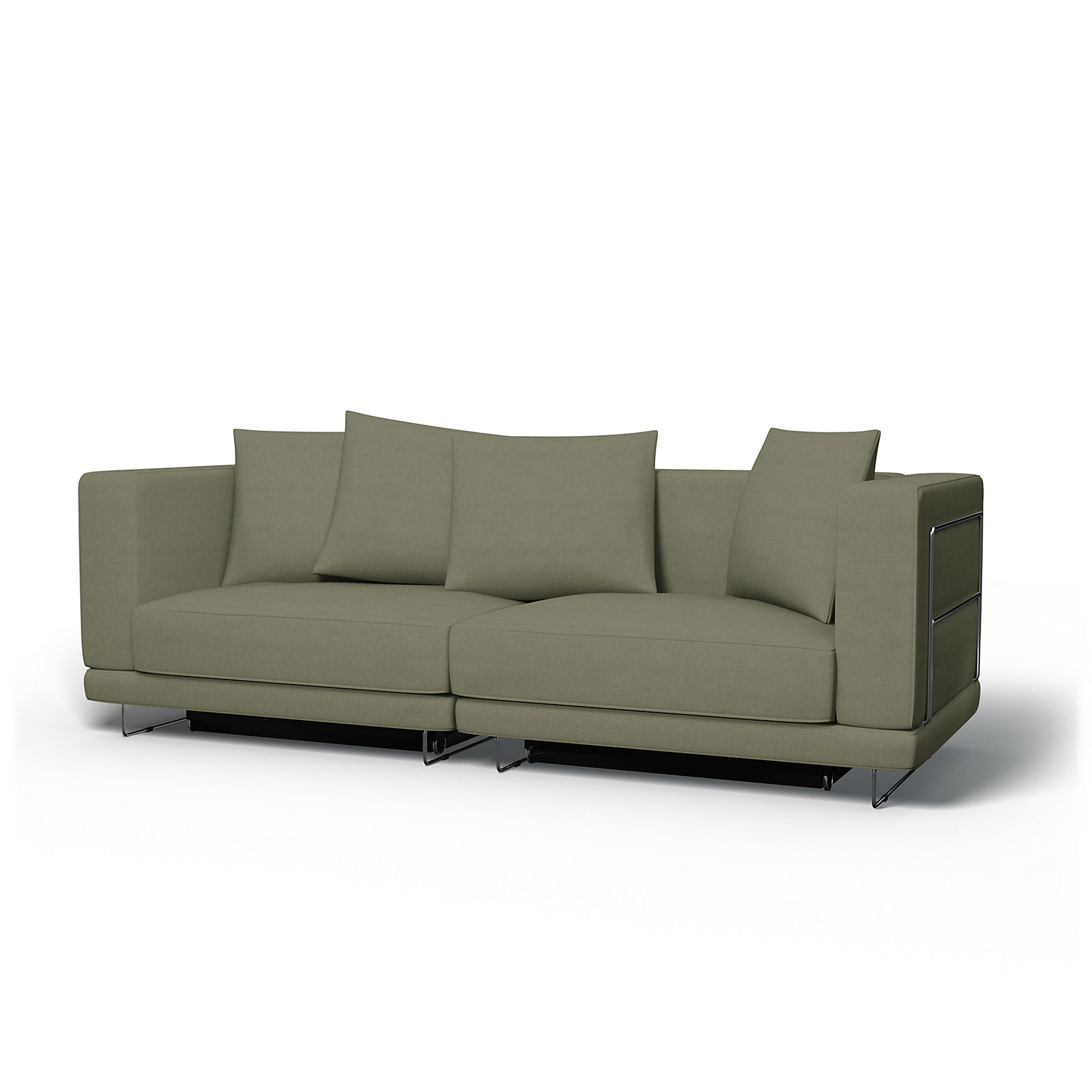 IKEA - Tylösand Sofa Bed Cover, Sage, Linen - Bemz