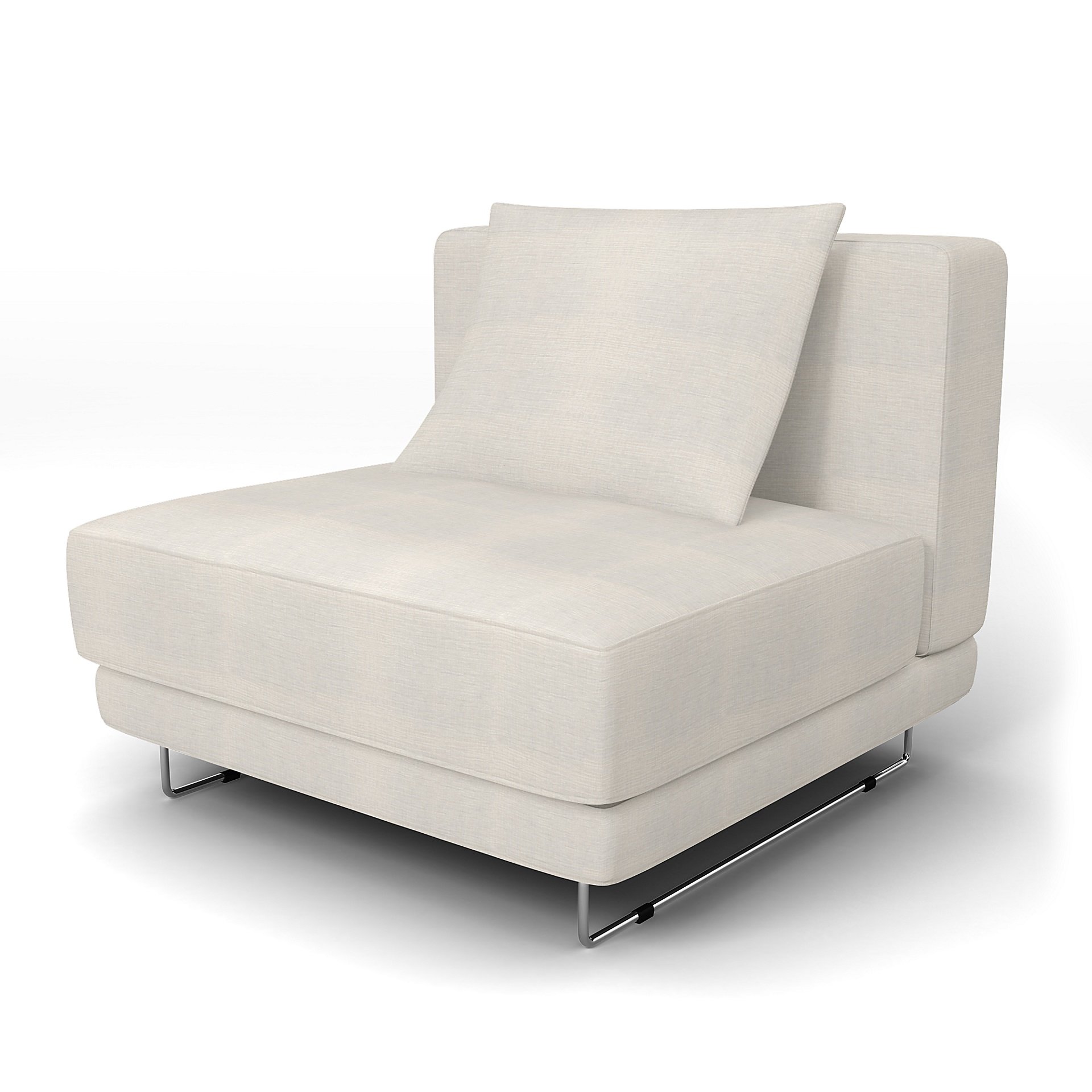 IKEA - Tylosand 1 Seat Module Cover, Soft White, Linen - Bemz