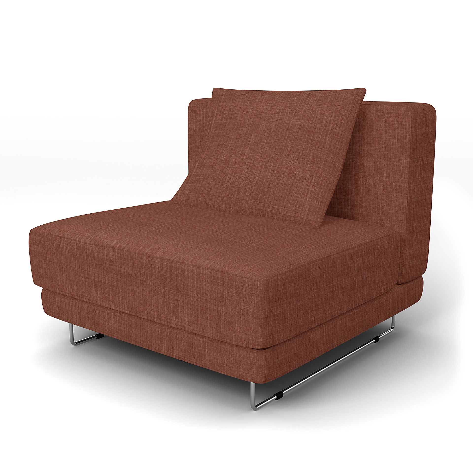IKEA - Tylösand 1 Seat Module Cover, Rust, Bouclé & Texture - Bemz