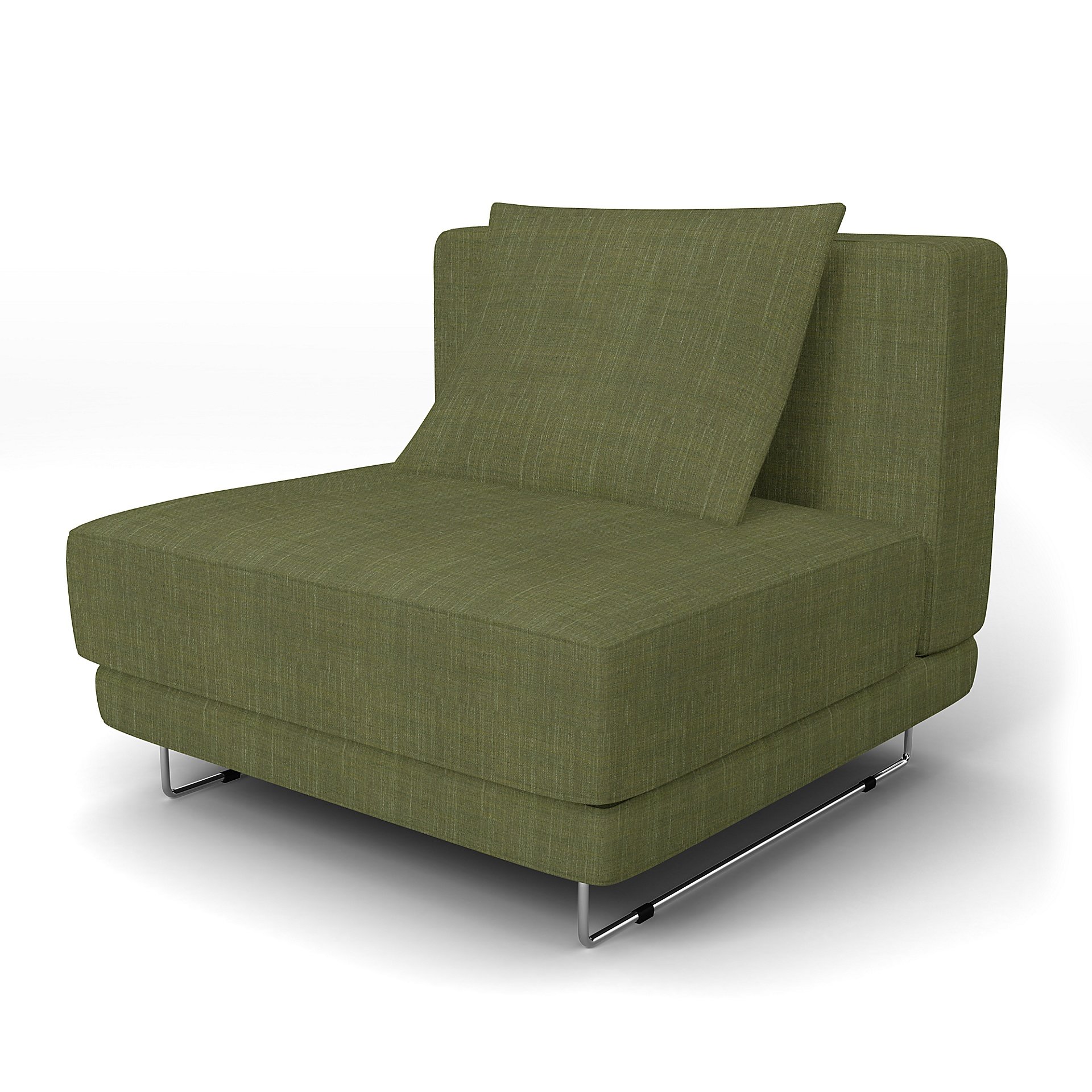 IKEA - Tylosand 1 Seat Module Cover, Moss Green, Boucle & Texture - Bemz