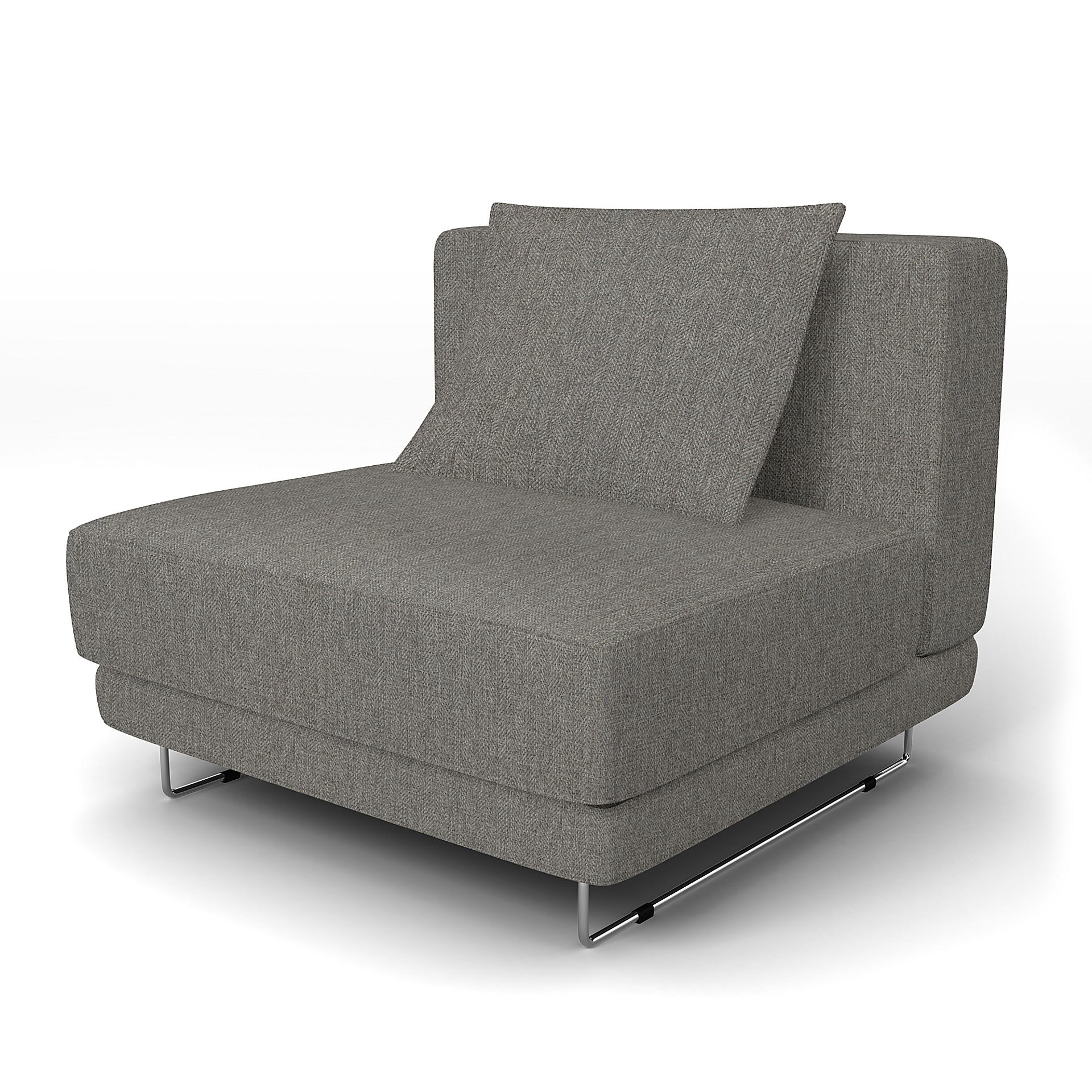 IKEA - Tylösand 1 Seat Module Cover, Taupe, Bouclé & Texture - Bemz
