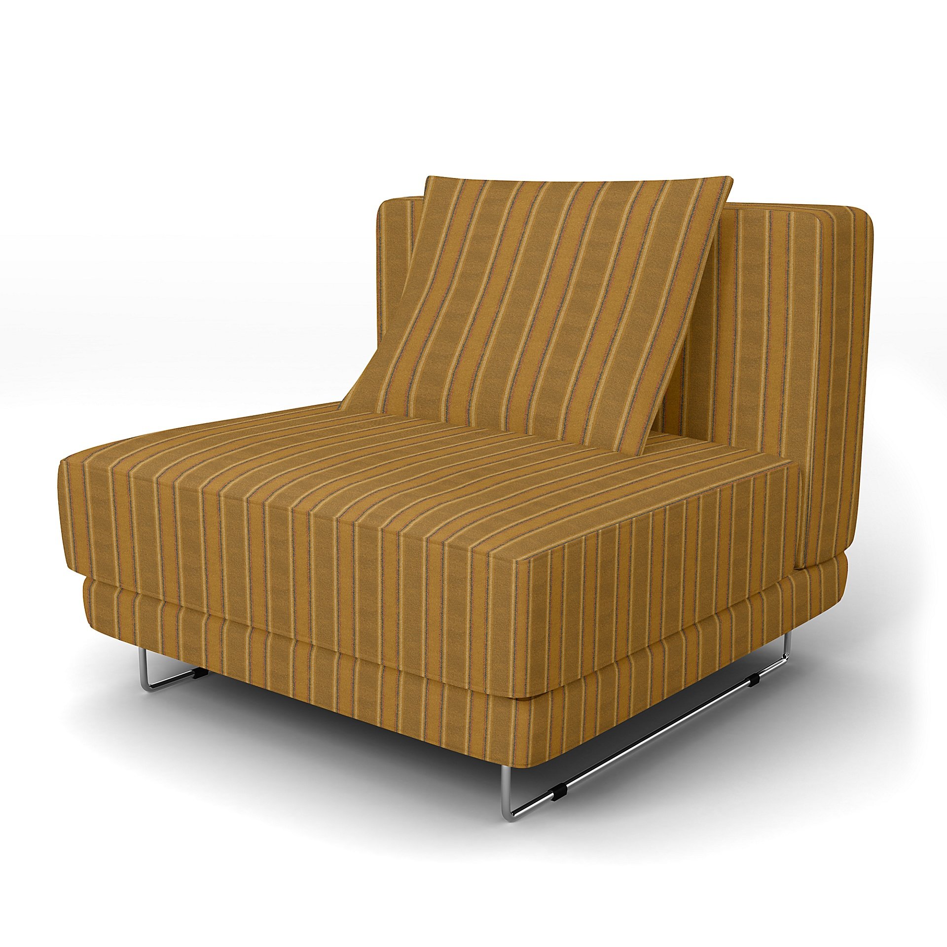IKEA - Tylosand 1 Seat Module Cover, Mustard Stripe, Cotton - Bemz