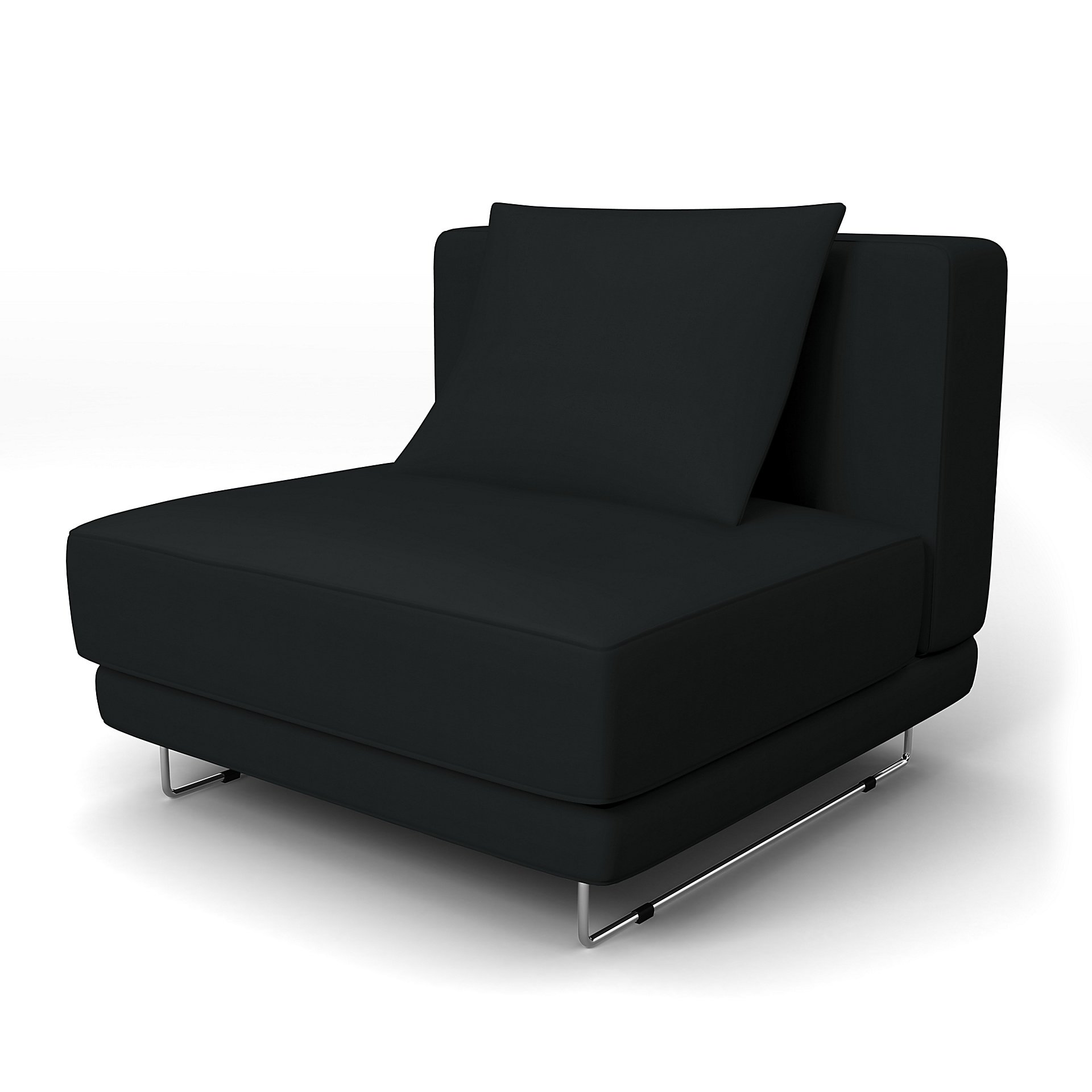 IKEA - Tylosand 1 Seat Module Cover, Jet Black, Cotton - Bemz