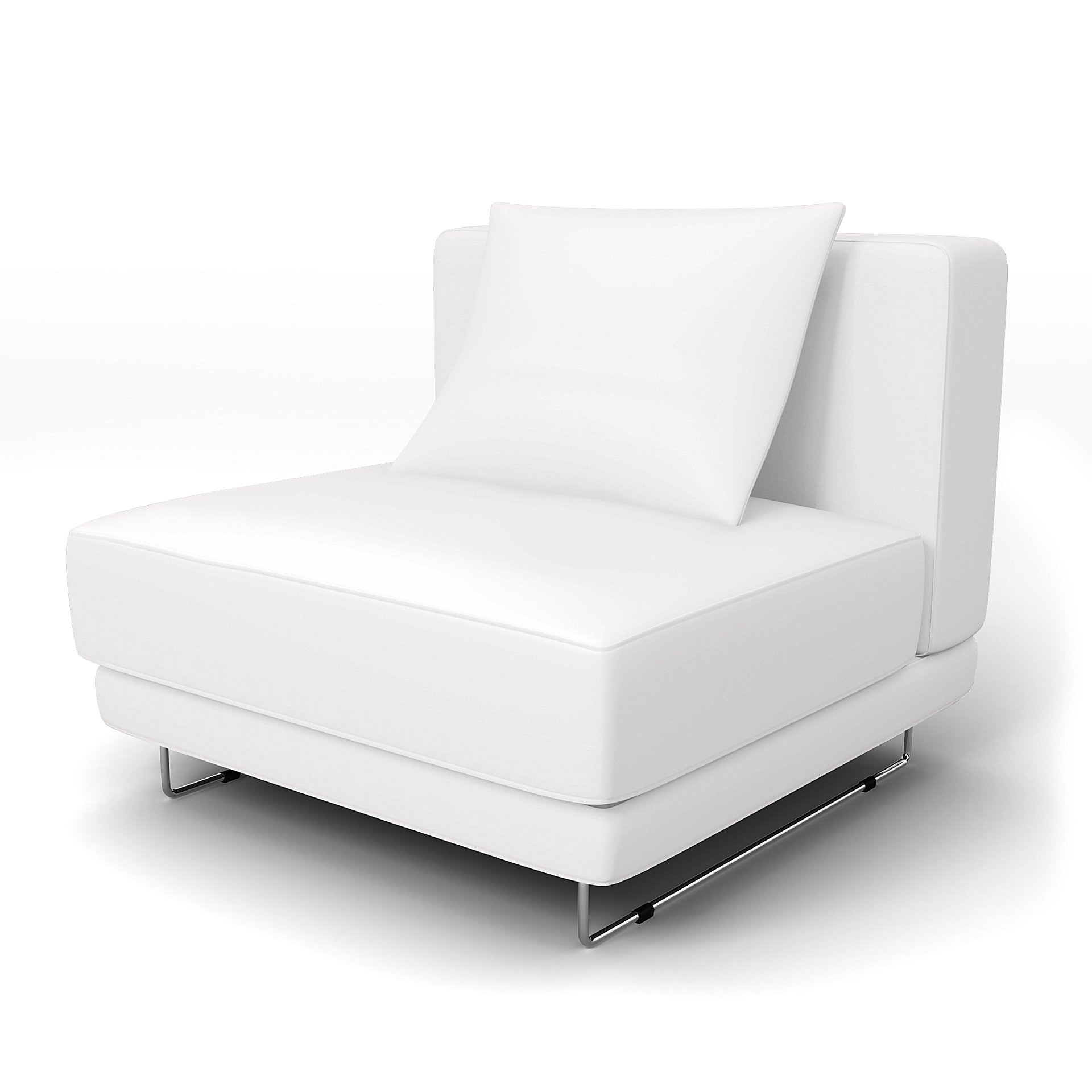 IKEA - Tylosand 1 Seat Module Cover, Absolute White, Cotton - Bemz