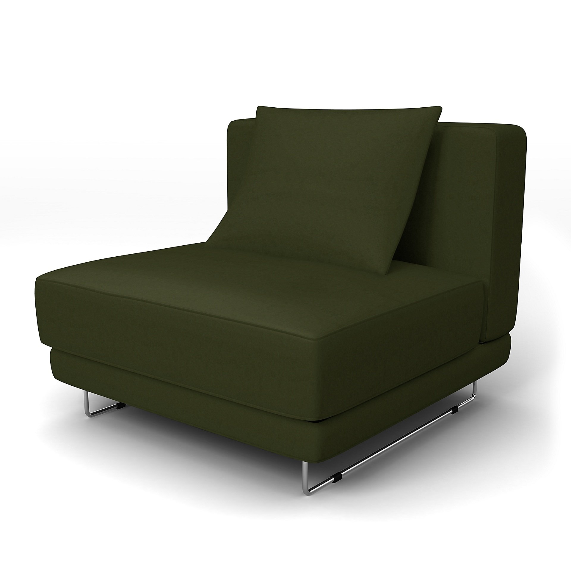 IKEA - Tylosand 1 Seat Module Cover, Moss, Velvet - Bemz