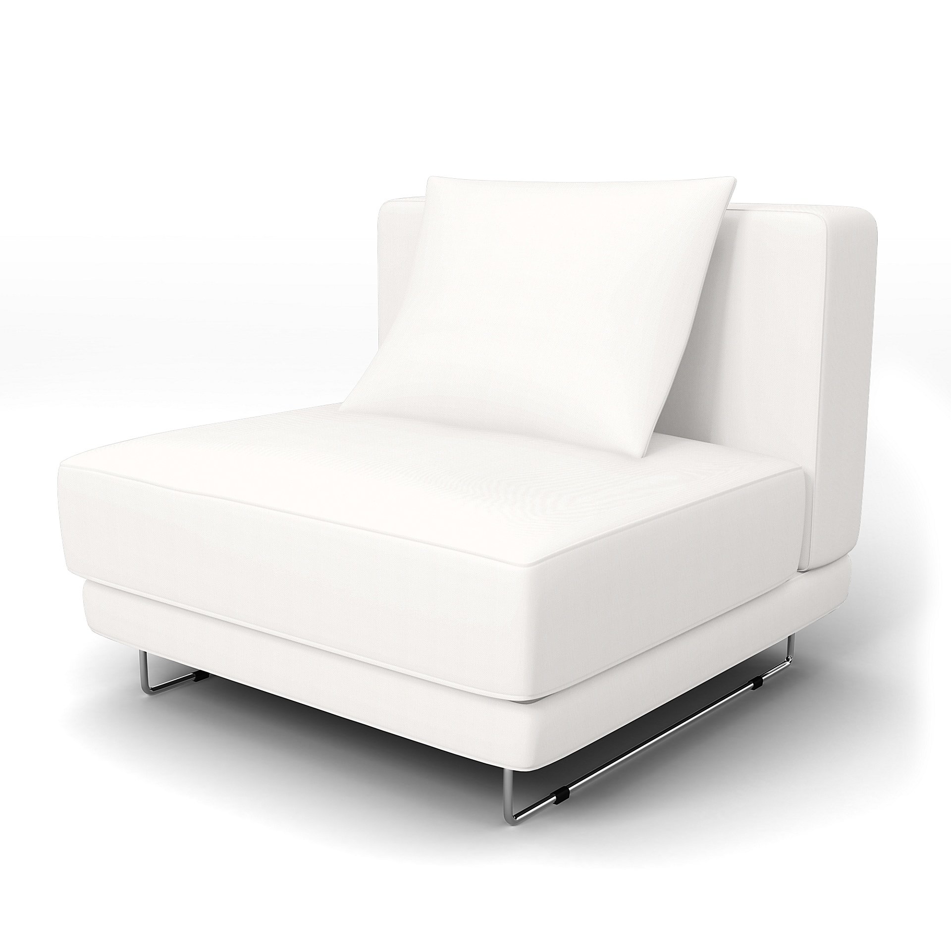 IKEA - Tylosand 1 Seat Module Cover, Soft White, Linen - Bemz