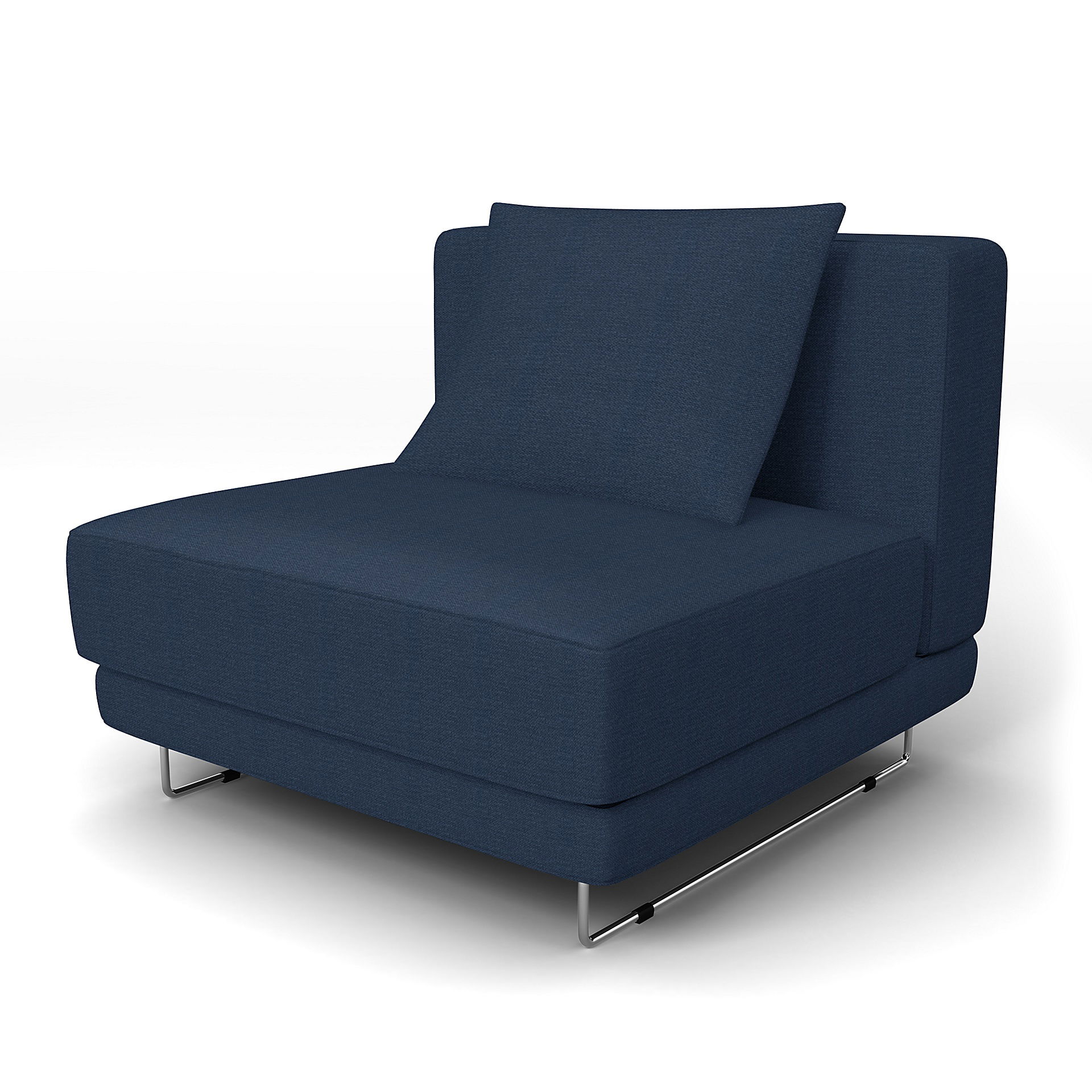 IKEA - Överdrag till Tylösand 1-sitssektion, Navy Blue, Linne - Bemz