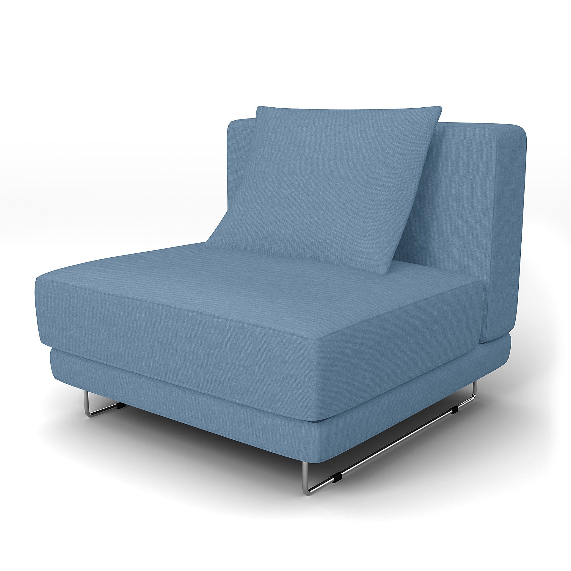 IKEA - Tylosand 1 Seat Module Cover, Vintage Blue, Linen - Bemz
