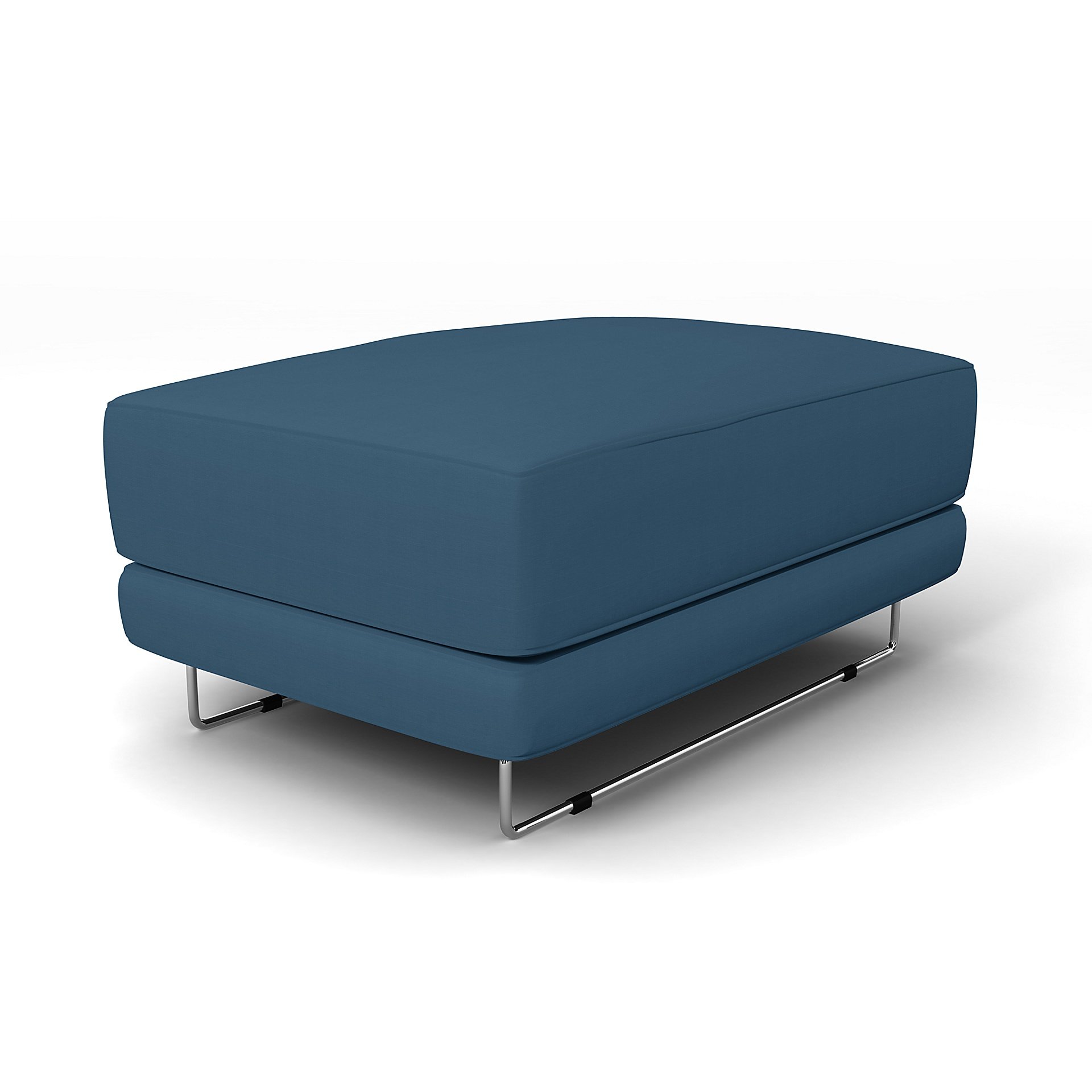 IKEA - Tylosand Footstool Cover, Real Teal, Cotton - Bemz