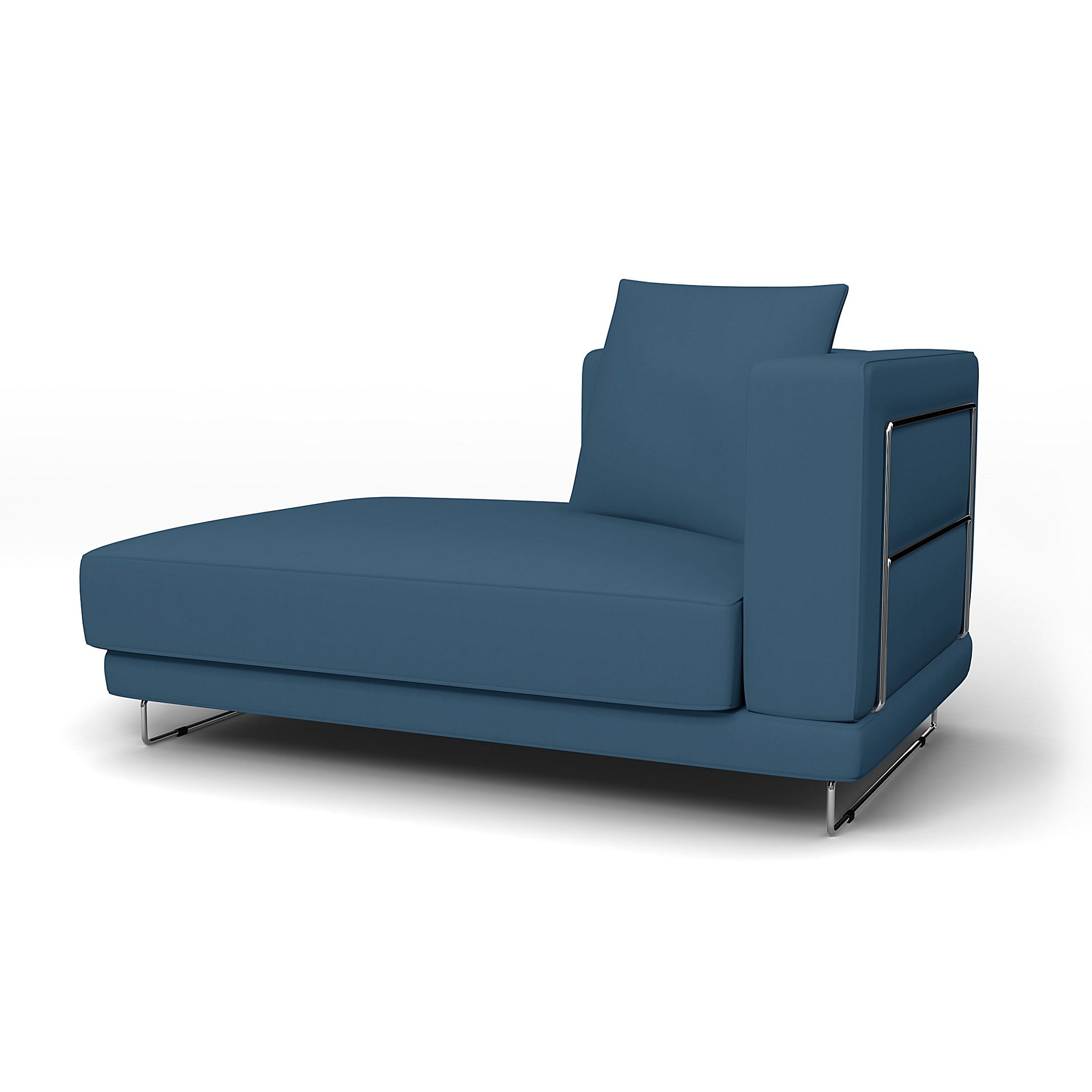 IKEA - Tylosand Chaise with Left Armrest Cover, Real Teal, Cotton - Bemz