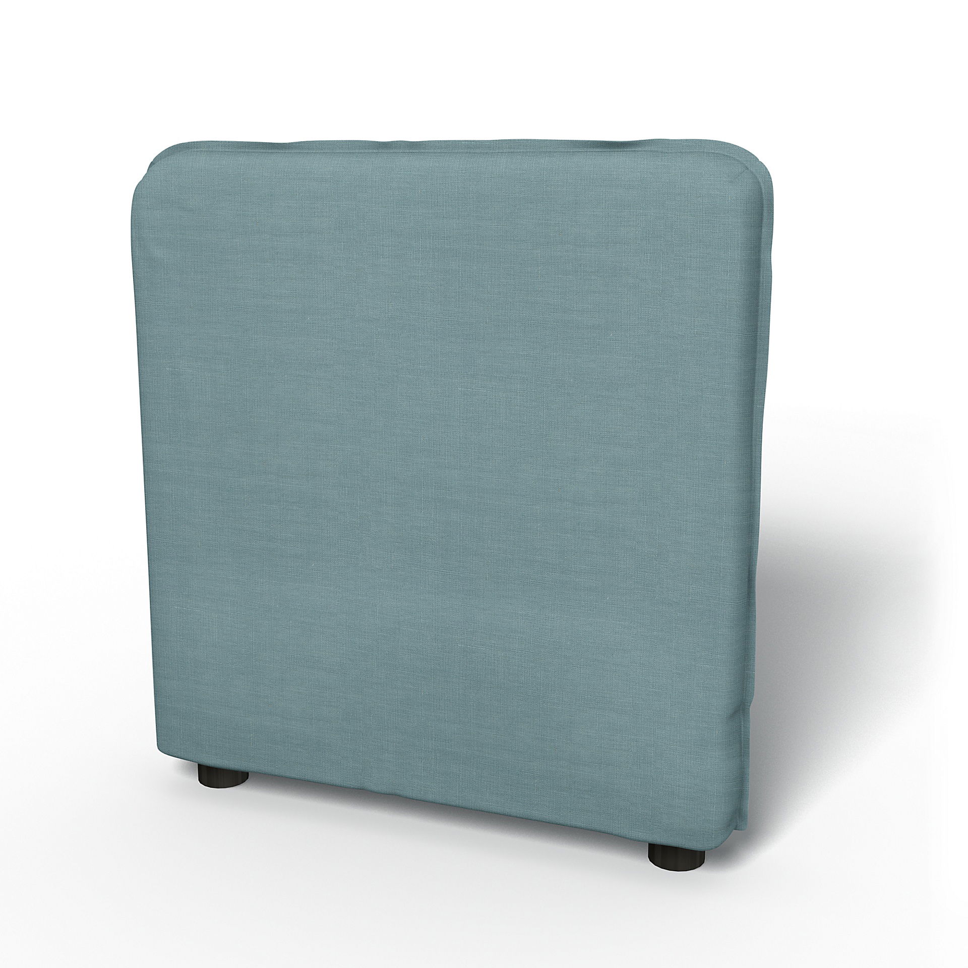 IKEA - Vallentuna Armrest Cover (80x60x13cm), Dusty Blue, Linen - Bemz
