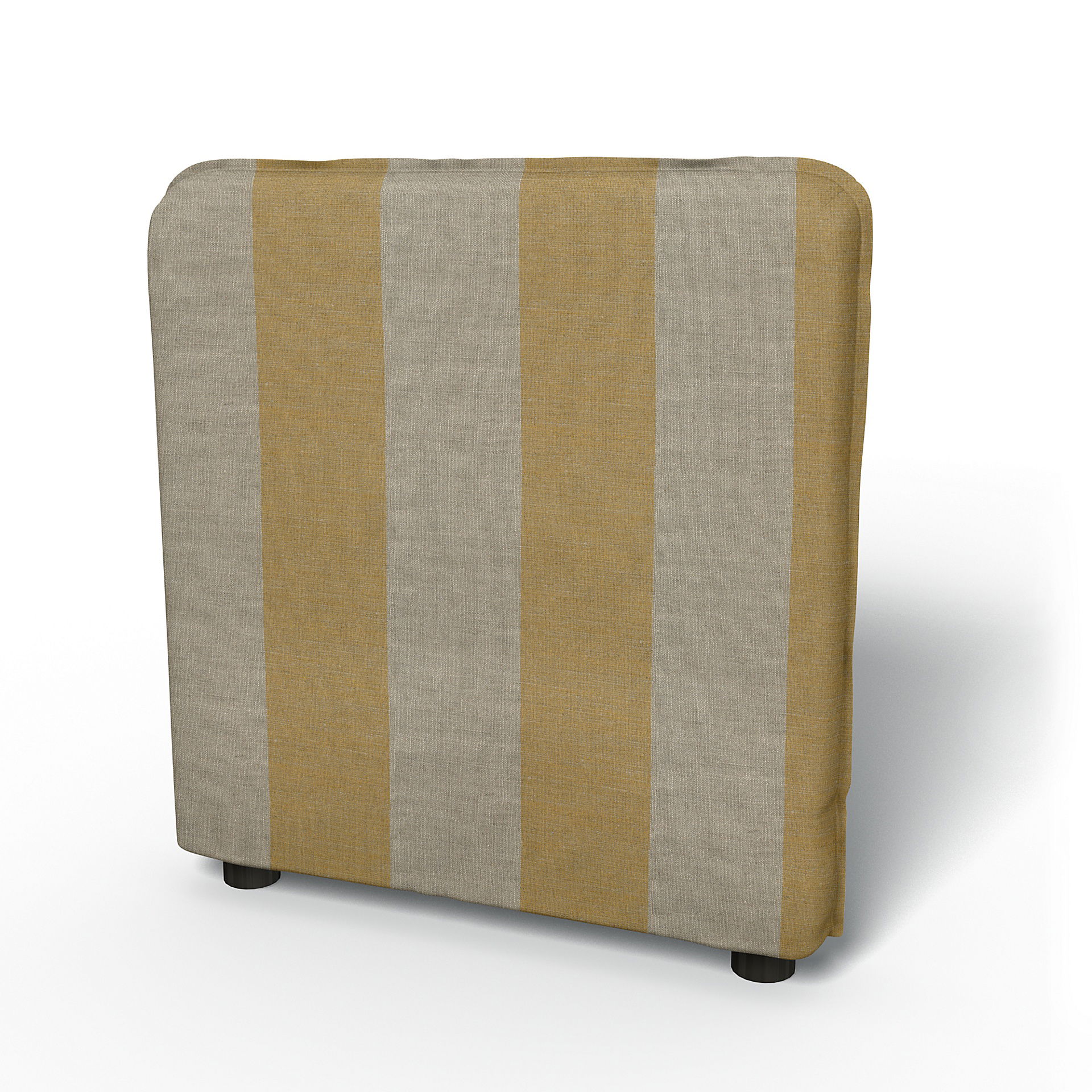 IKEA - Vallentuna Armrest Cover (80x60x13cm), Sun Yellow, Linen - Bemz