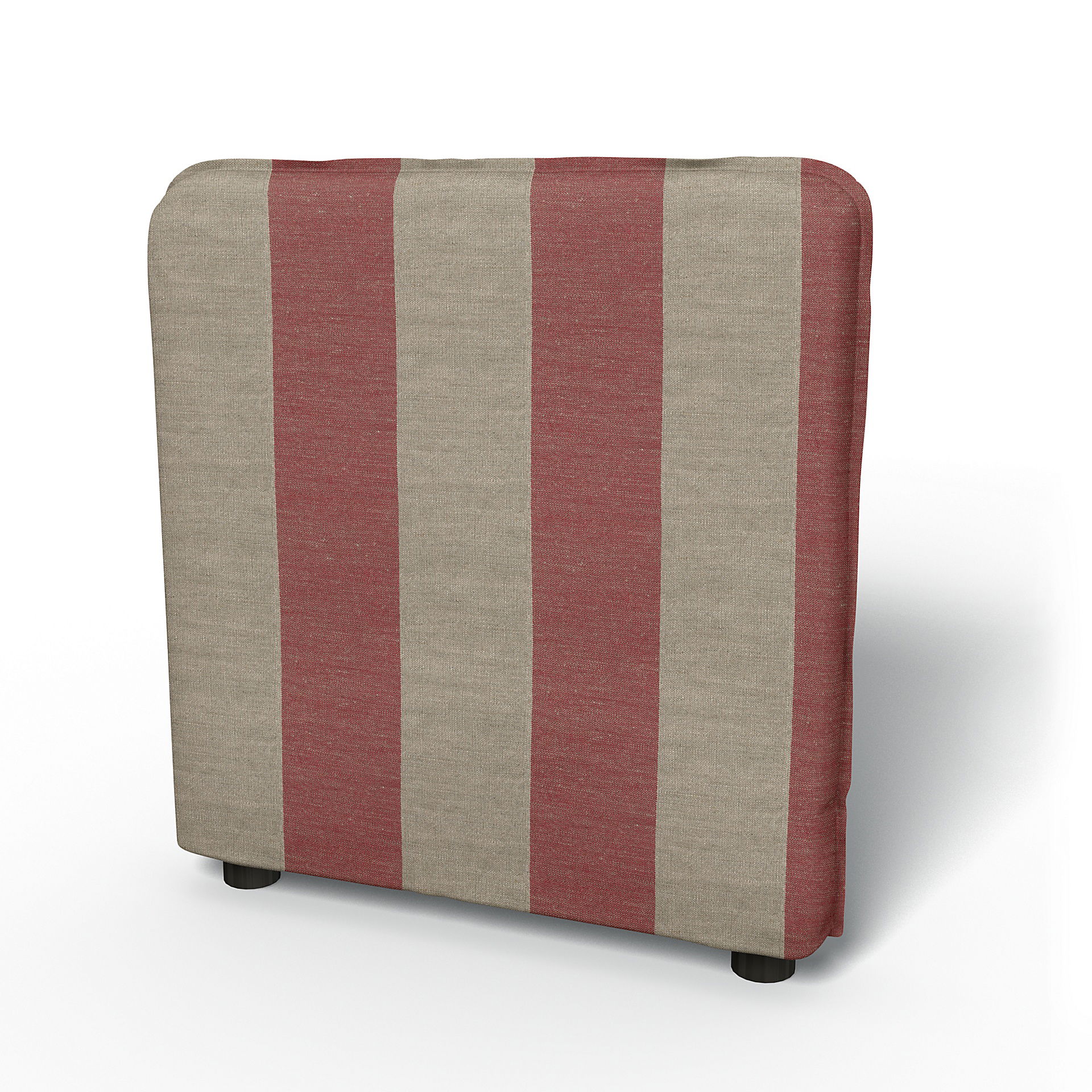 IKEA - Vallentuna Armrest Cover (80x60x13cm), Soft Red, Linen - Bemz