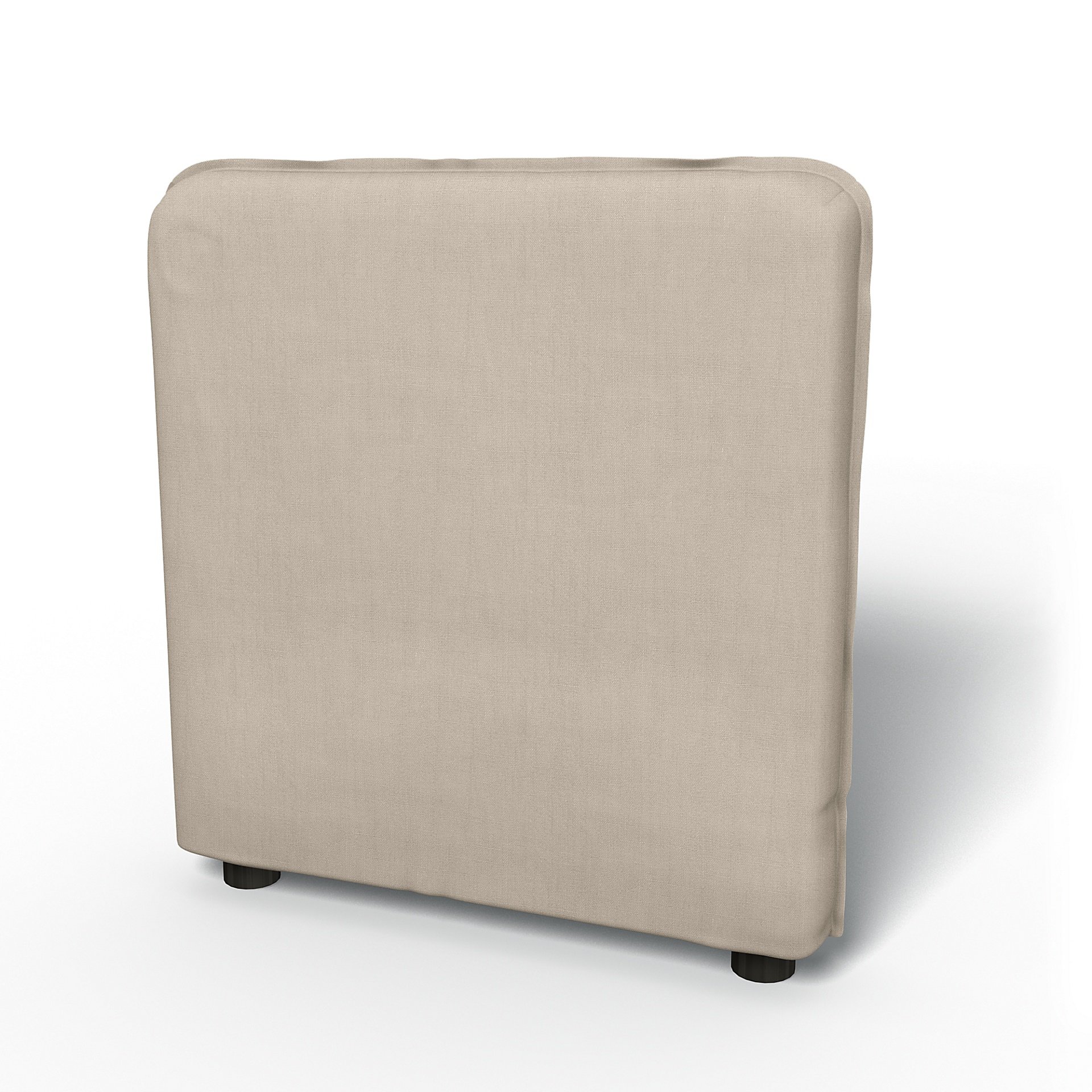 IKEA - Vallentuna Armrest Cover (80x60x13cm), Parchment, Linen - Bemz