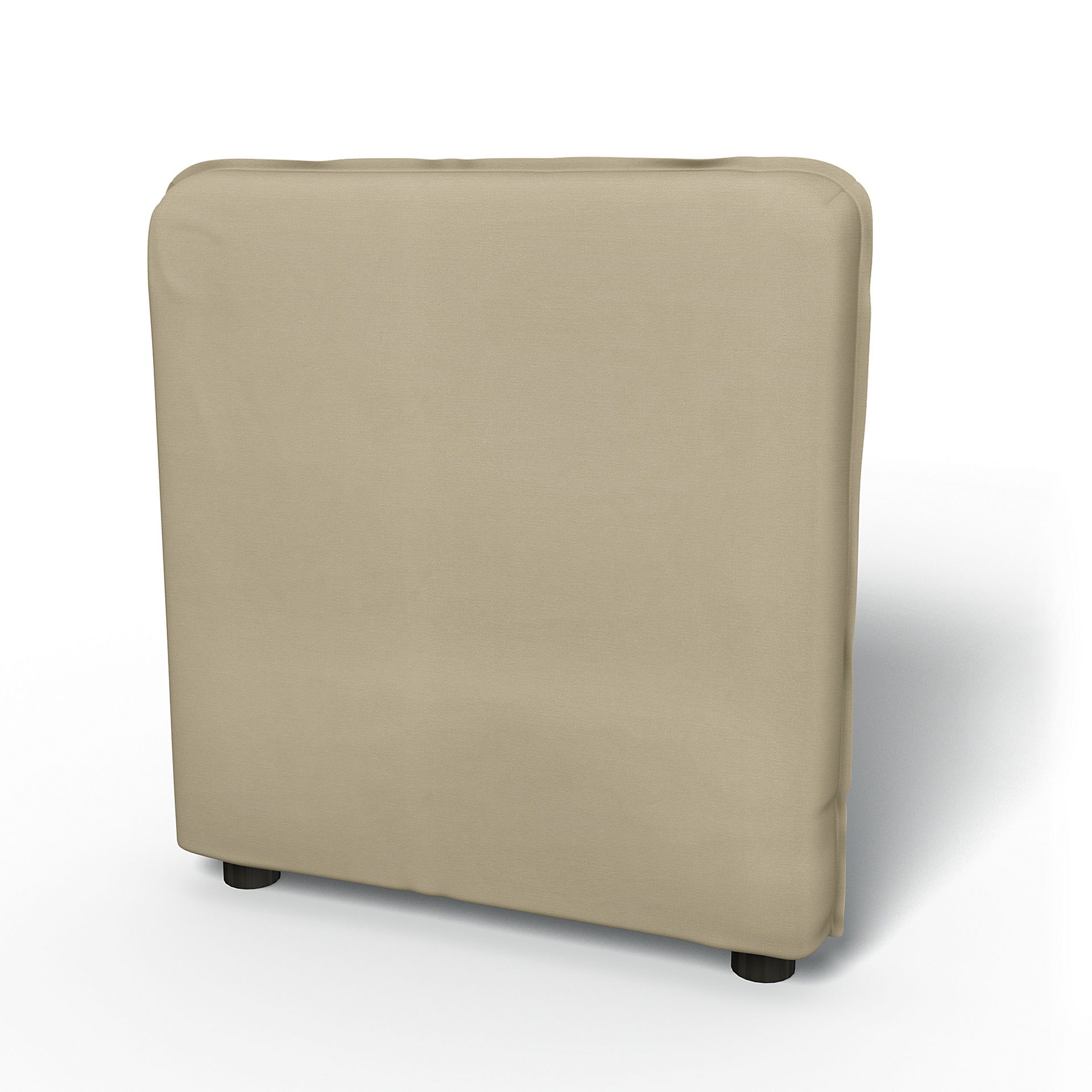 IKEA - Överdrag till Vallentuna Ryggstöd (80x60x13cm), Sand Beige, Bomull - Bemz